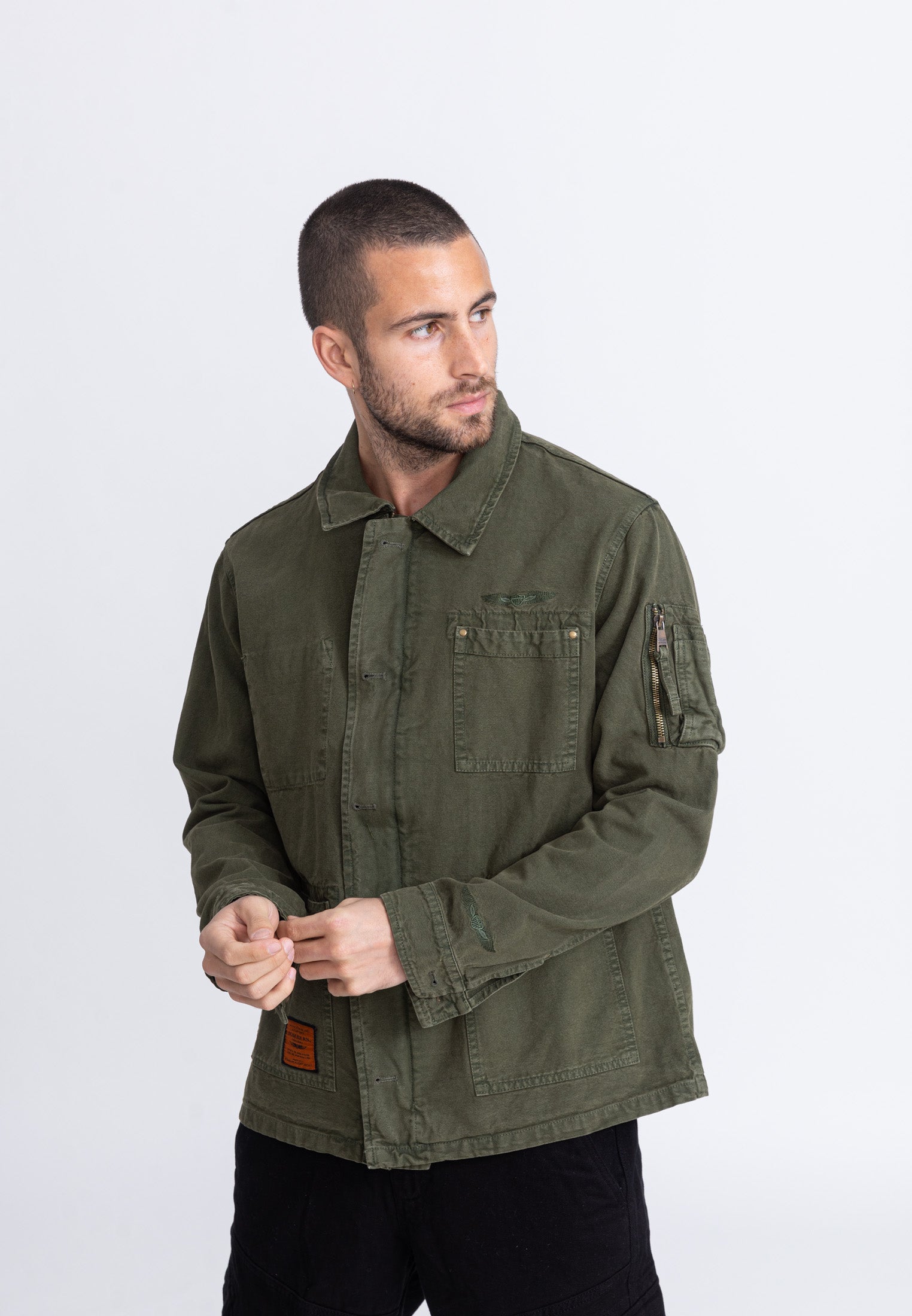 Davis M Jacke in Kaki Jacken Bombers Original