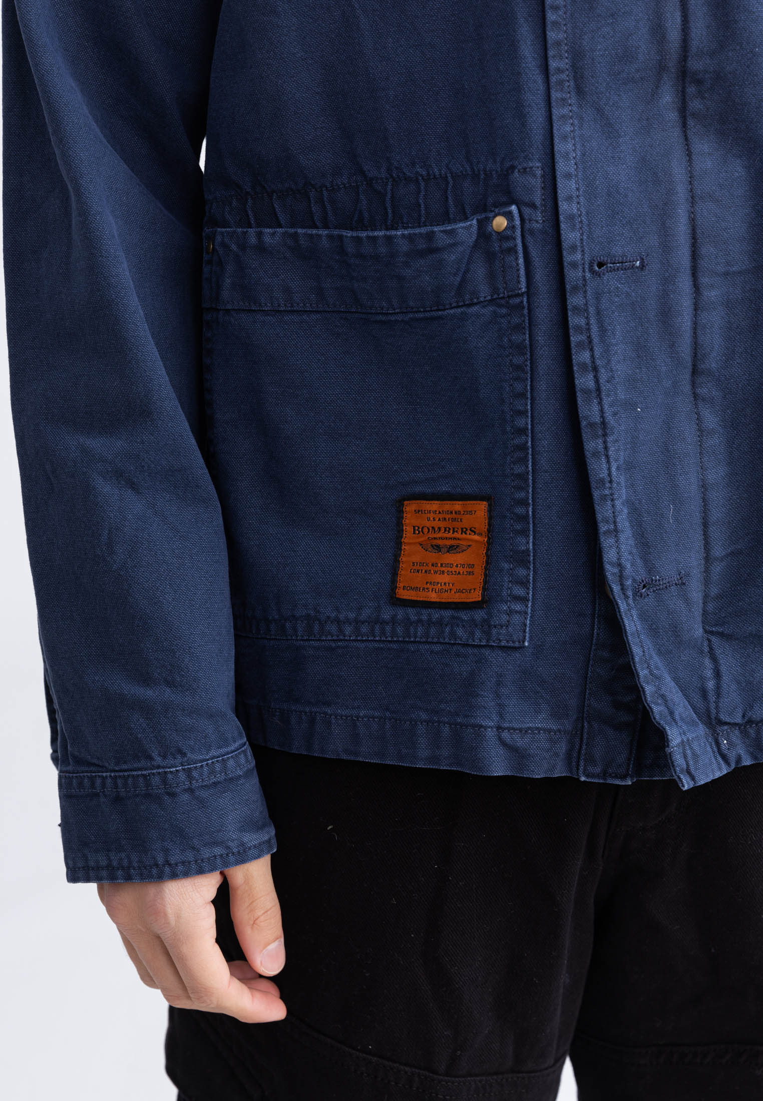 Davis M Jacke in Navy Jacken Bombers Original