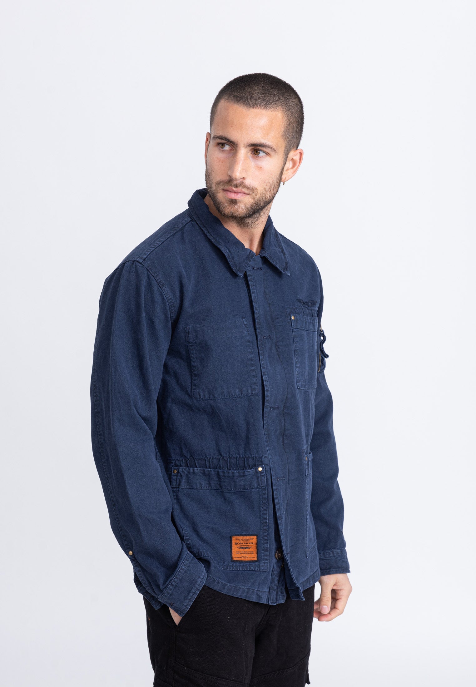 Davis M Jacke in Navy Jacken Bombers Original