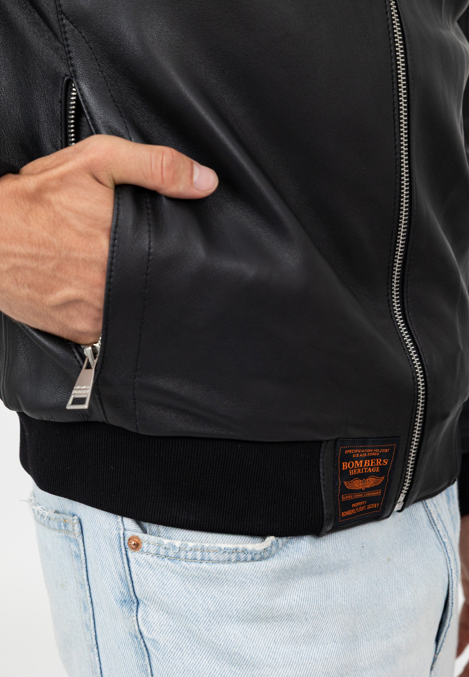 Denver-M in Black Jacken Bombers Original