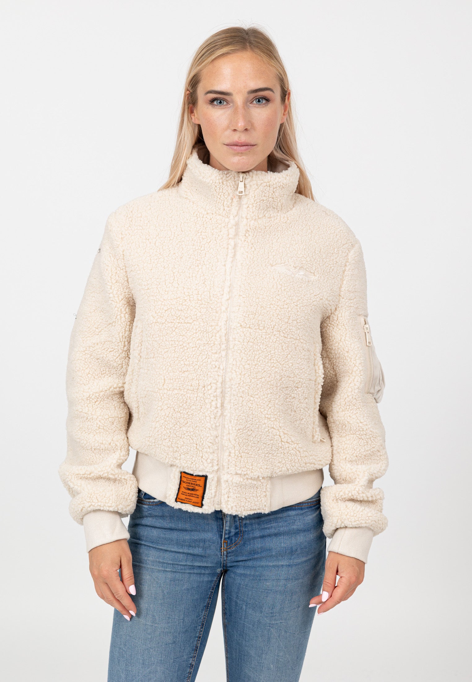 Edmonton-W in Cream Jacken Bombers Original