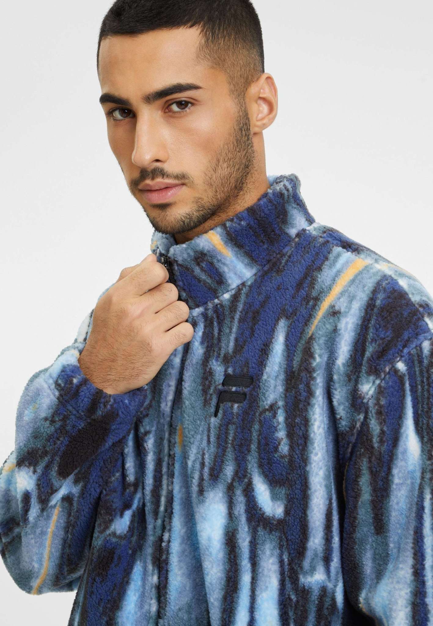 Couzeix AOP in Blue Melting AOP Jacken Fila