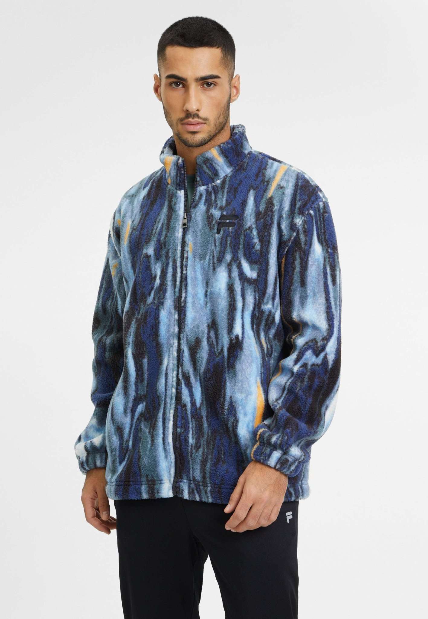 Couzeix AOP in Blue Melting AOP Jacken Fila