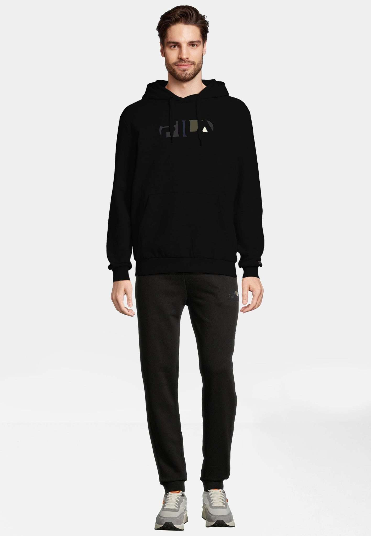 Buswiller in Black Kapuzenpullover Fila