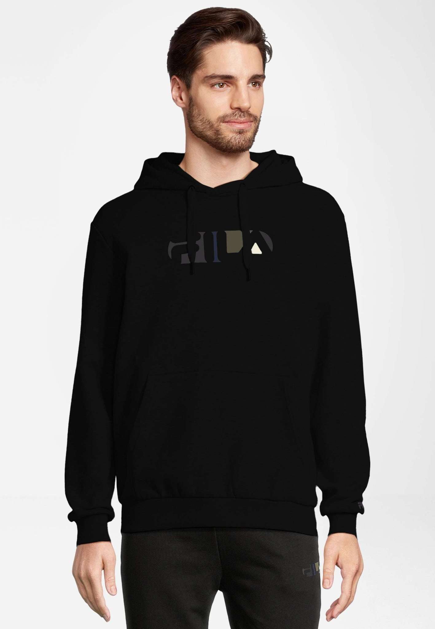Buswiller in Black Kapuzenpullover Fila