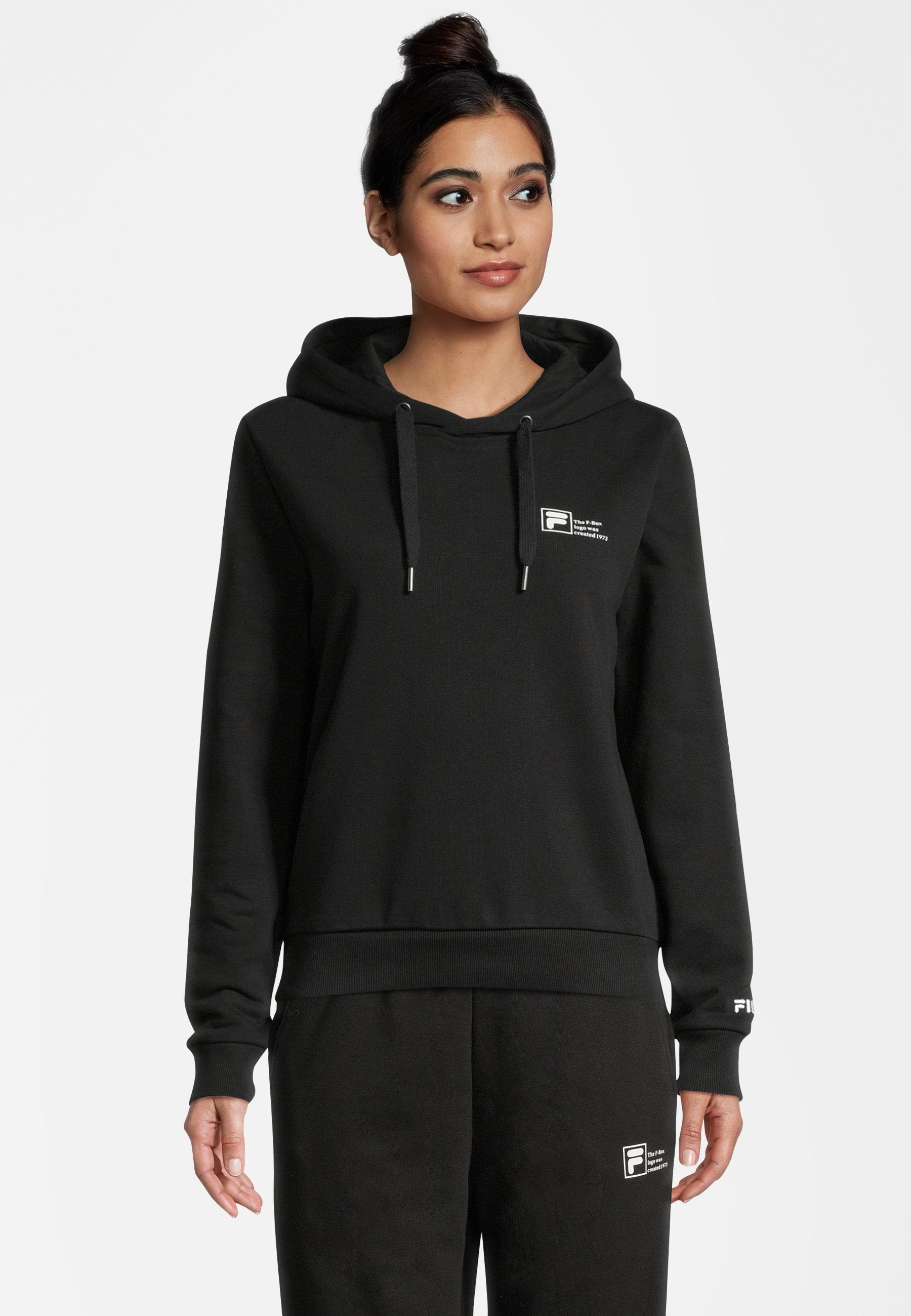Brieden in Black Kapuzenpullover Fila