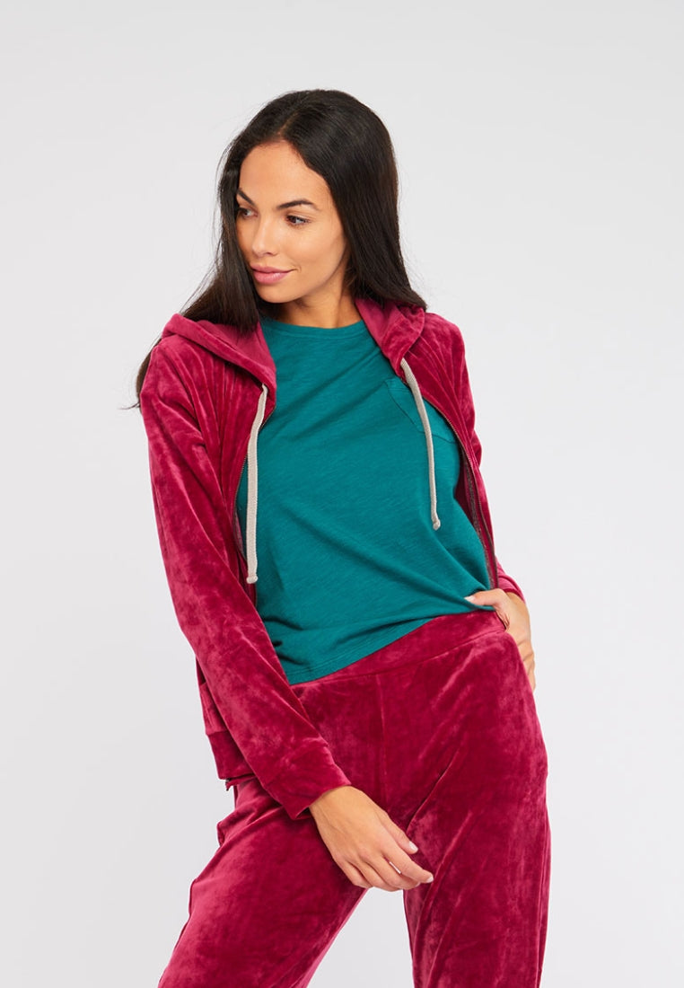 FRESCO-SEALAKE Sweatjacke in Cassis Sweatjacken Banana Moon