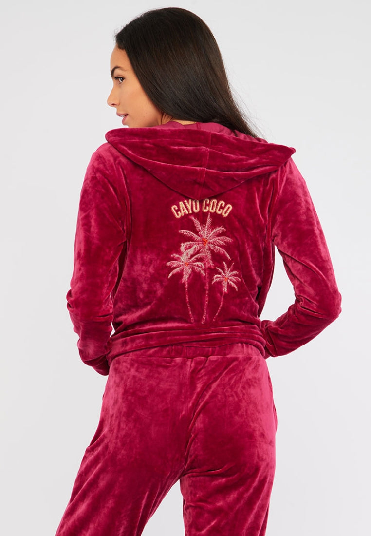 FRESCO-SEALAKE Sweatjacke in Cassis Sweatjacken Banana Moon
