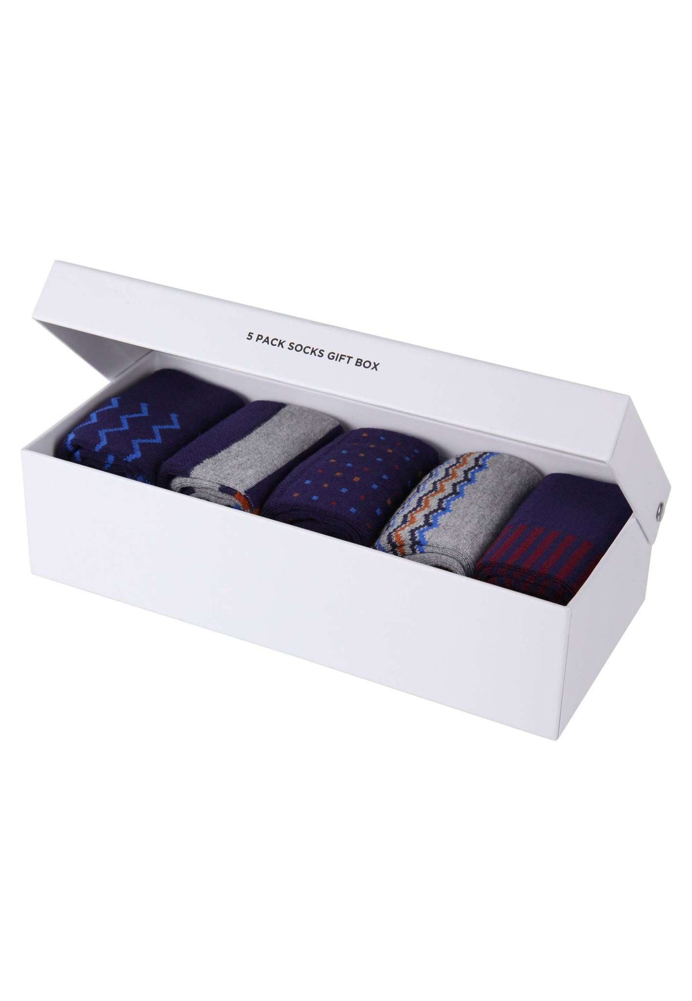5 Pack Giftbox Socks Bevis in Navy Socken Lee