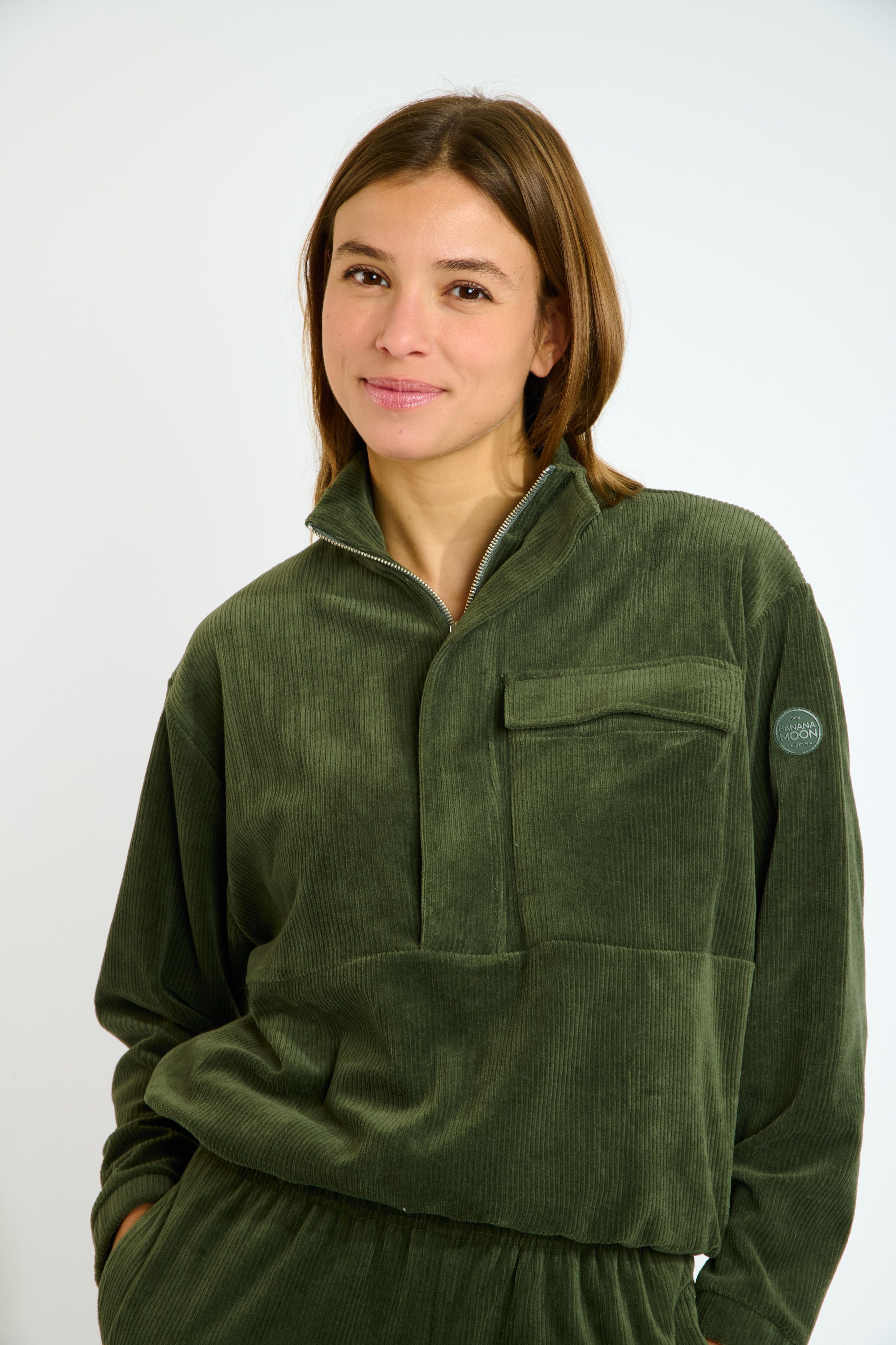 GAVIN-QUANDARY Sweatshirt in Kaki Sweatshirts Banana Moon