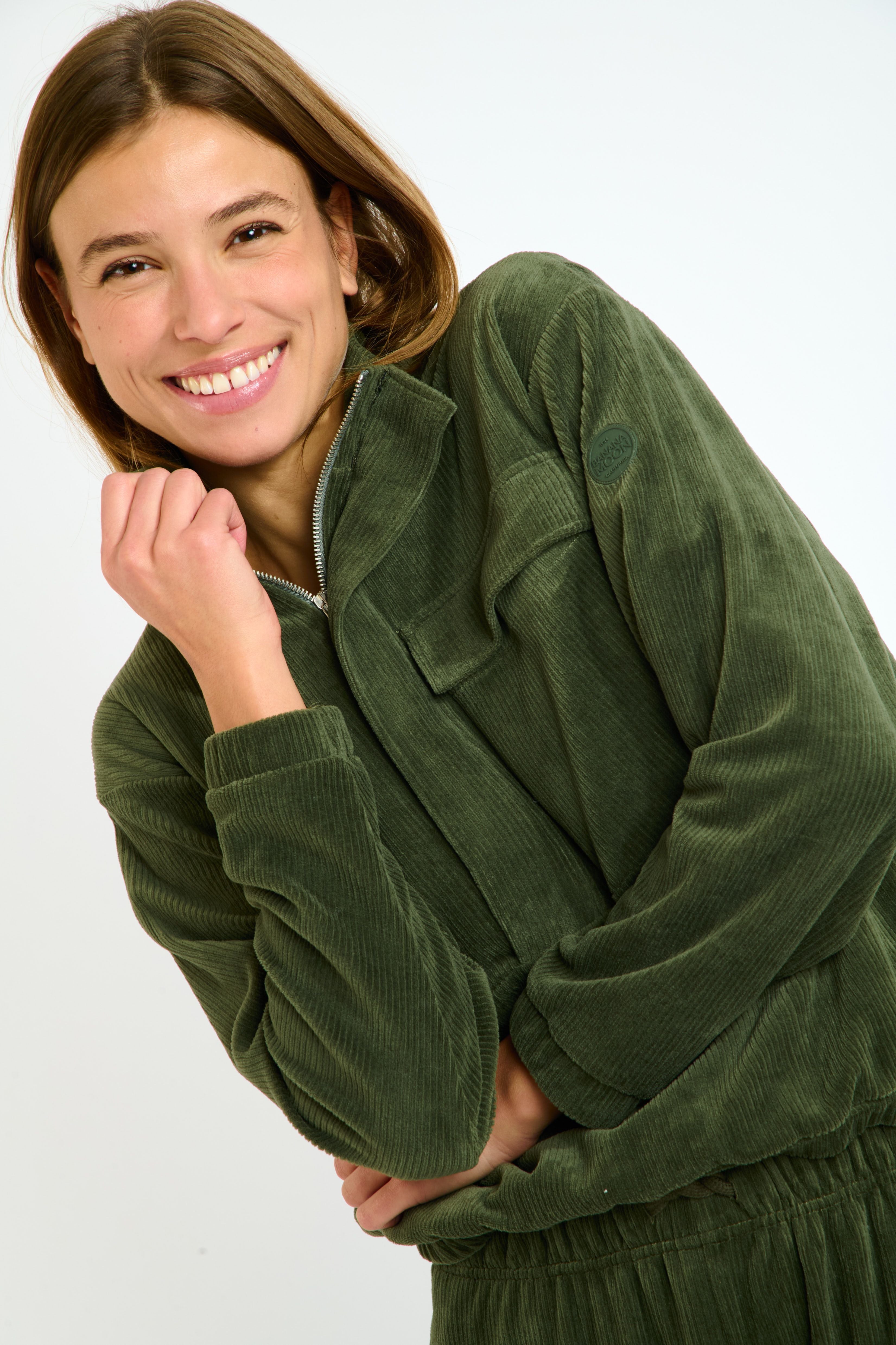 GAVIN-QUANDARY Sweatshirt in Kaki Sweatshirts Banana Moon