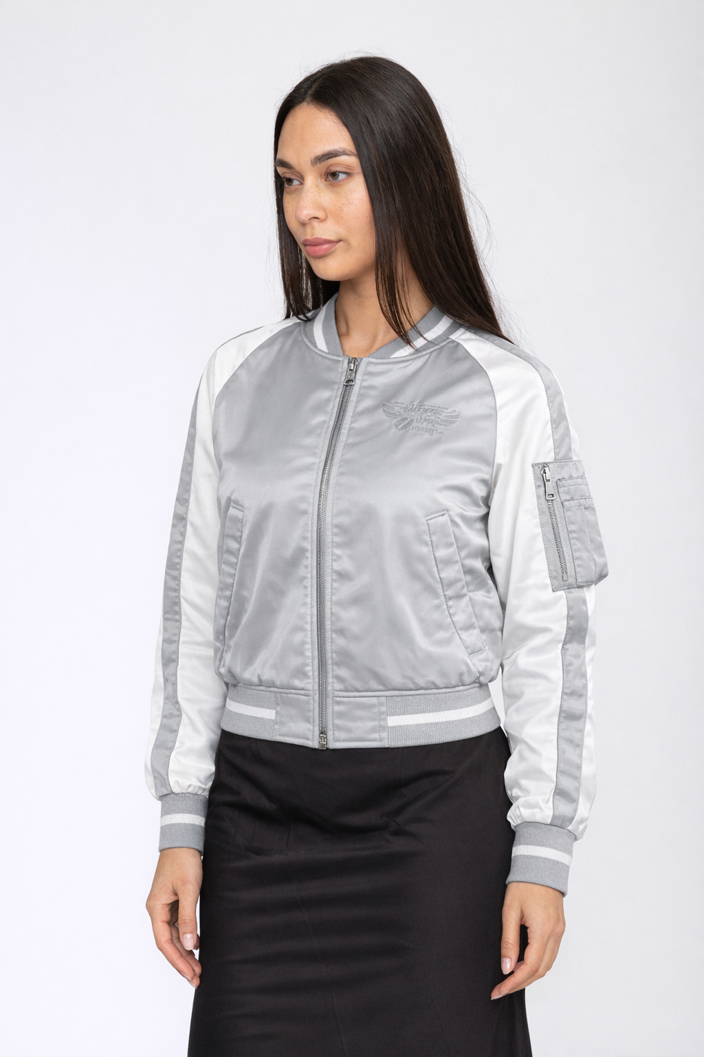 Geiko-W Bomberjacke in Grey Jacken Bombers Original