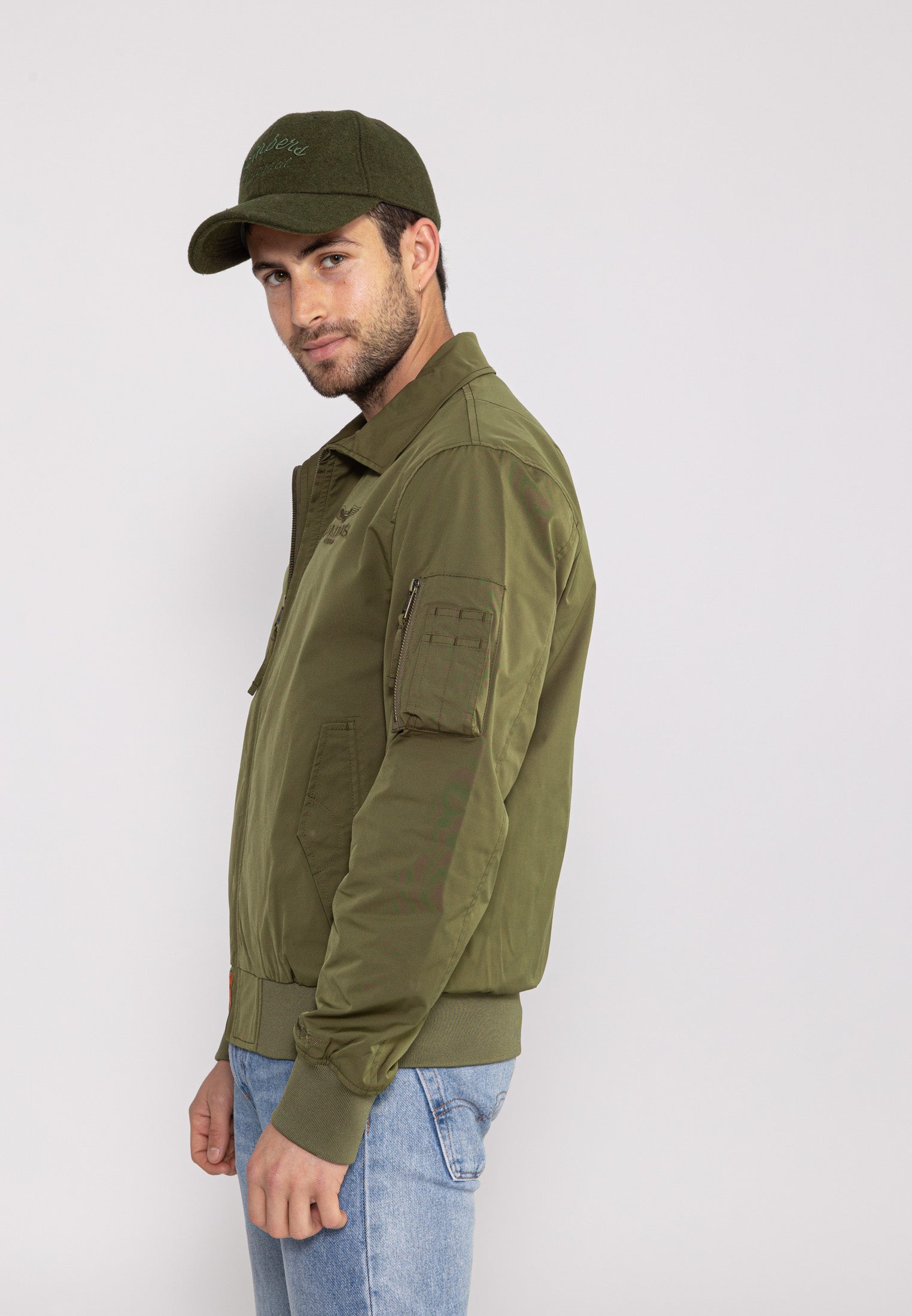 Hawk M Bomberjacke in Kaki Jacken Bombers Original