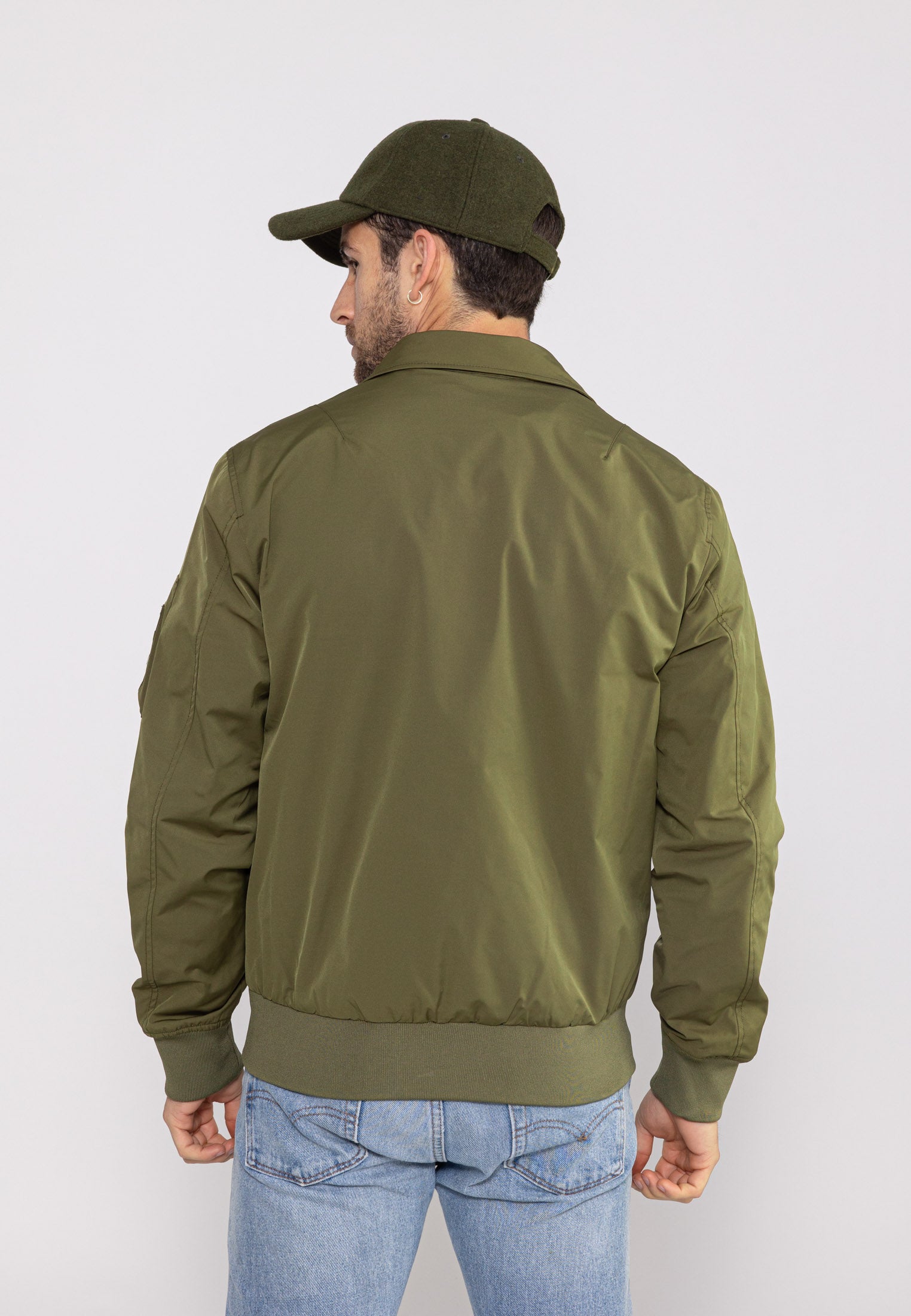 Hawk M Bomberjacke in Kaki Jacken Bombers Original