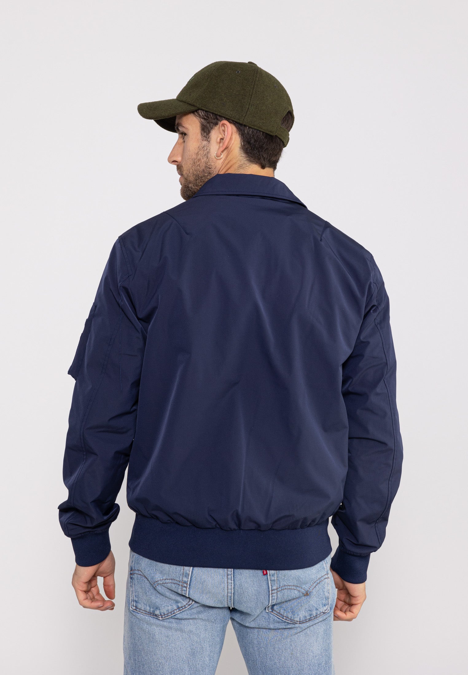 Hawk M Bomberjacke in Navy Jacken Bombers Original