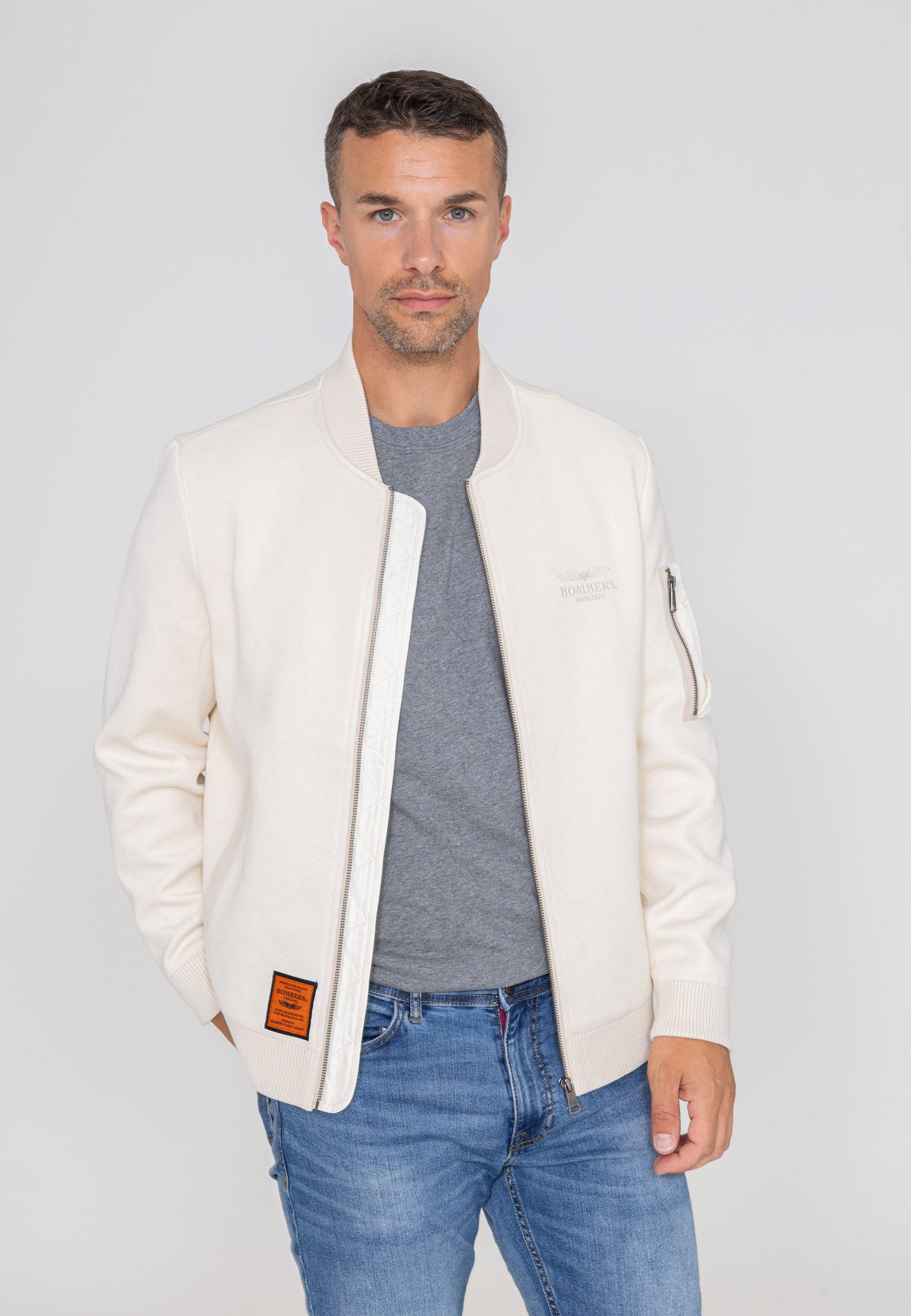 Hays M Bomberjacke in Cream Jacken Bombers Original