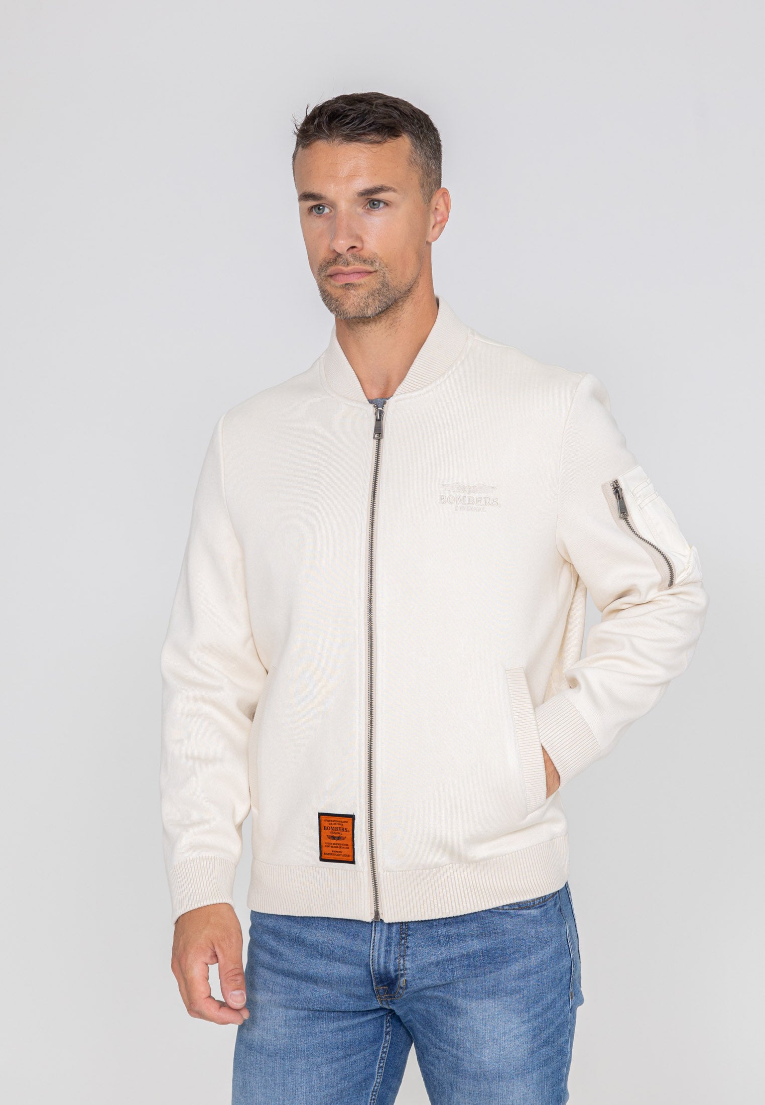 Hays M Bomberjacke in Cream Jacken Bombers Original