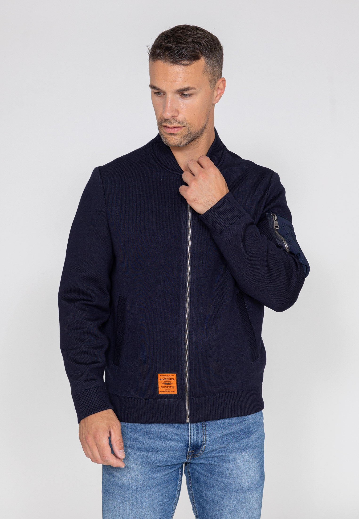 Hays M Bomberjacke in Navy Jacken Bombers Original
