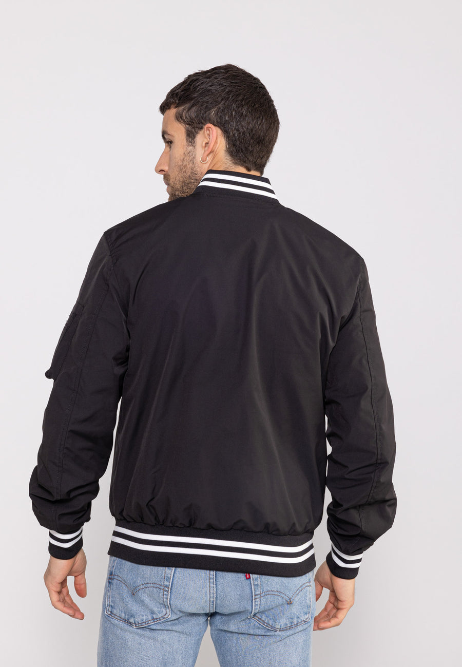 Hiller M Bomberjacke in Black Jacken Bombers Original