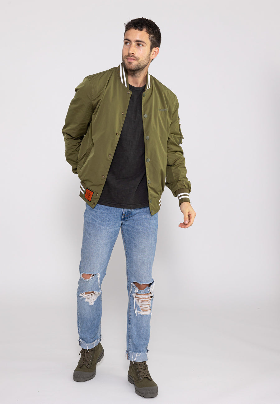 Hiller M Bomberjacke in Kaki Jacken Bombers Original