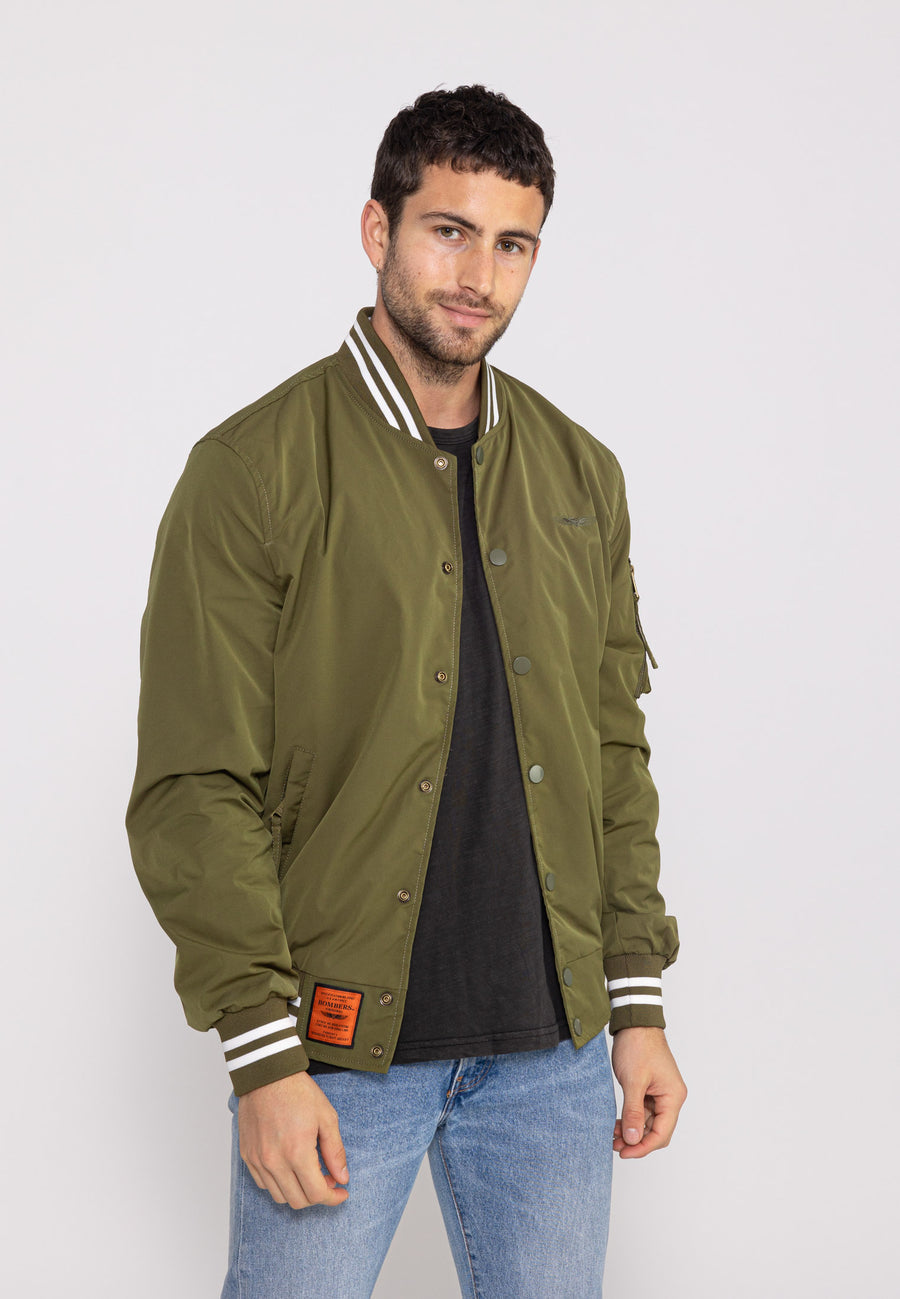 Hiller M Bomberjacke in Kaki Jacken Bombers Original