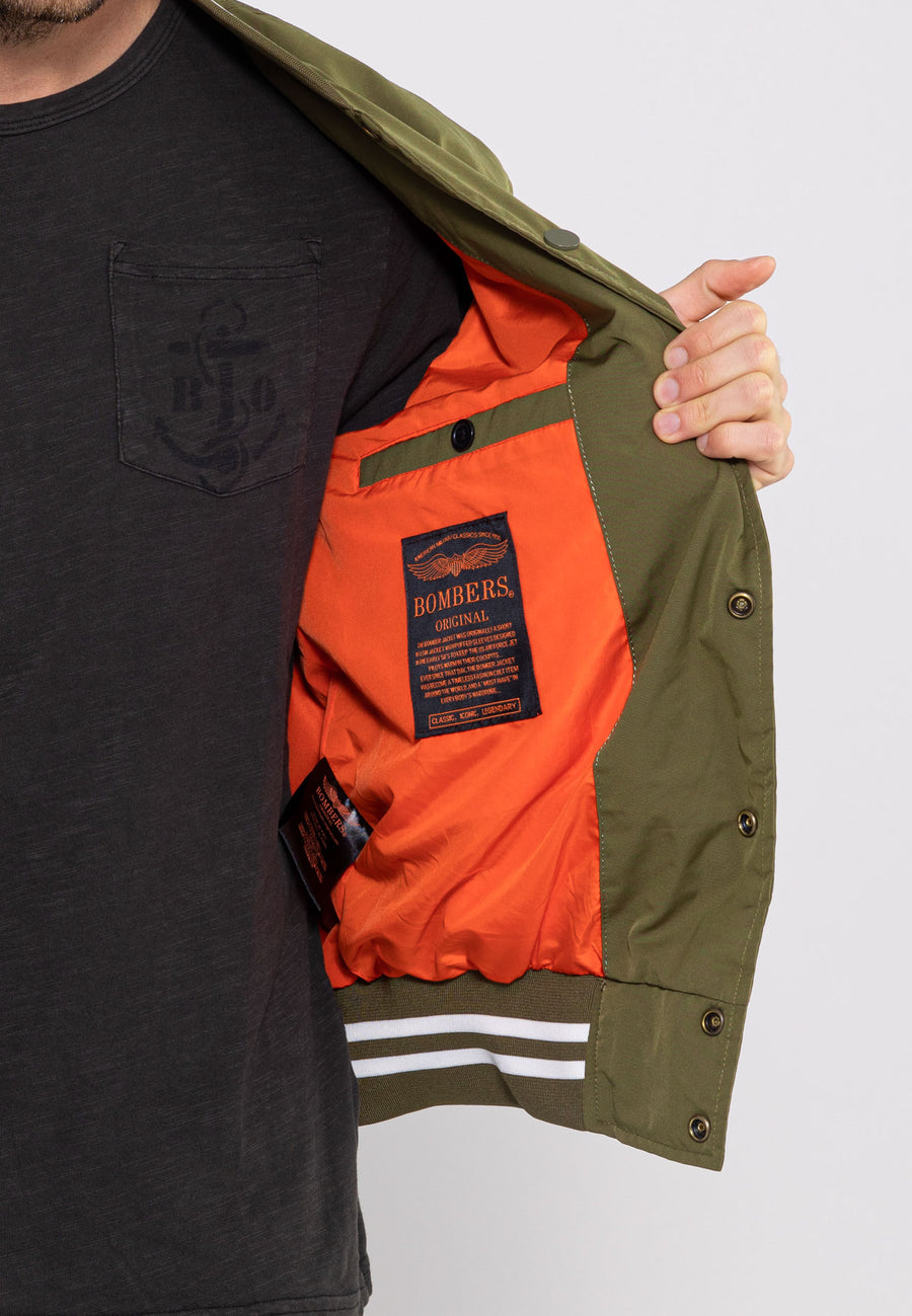 Hiller M Bomberjacke in Kaki Jacken Bombers Original
