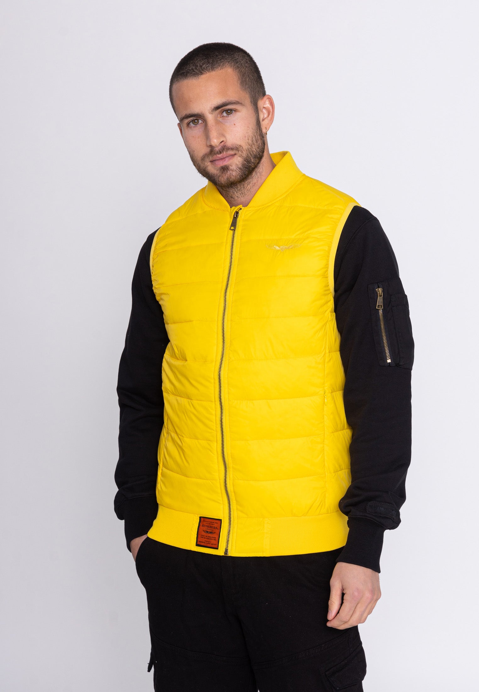 Houston M Steppweste in D.Yellow Jacken Bombers Original   