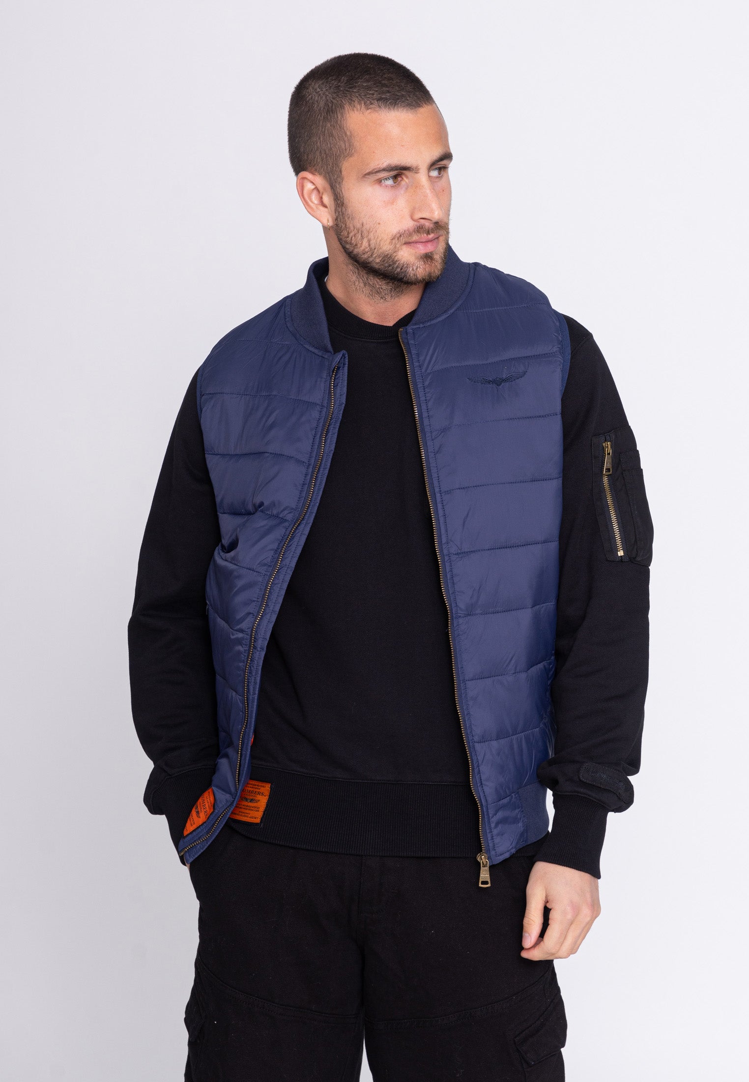 Houston M Steppweste in Navy Jacken Bombers Original