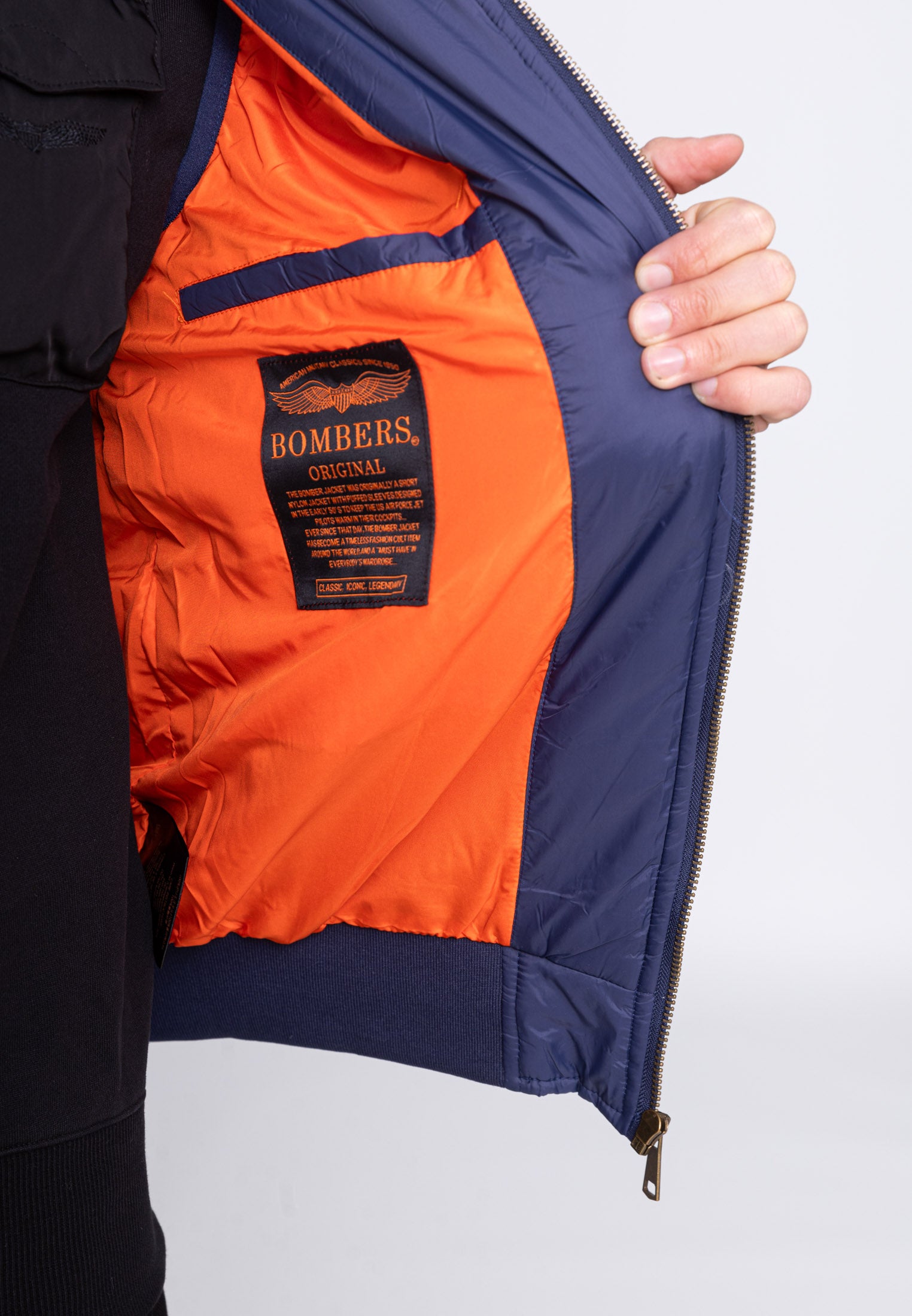 Houston M Steppweste in Navy Jacken Bombers Original