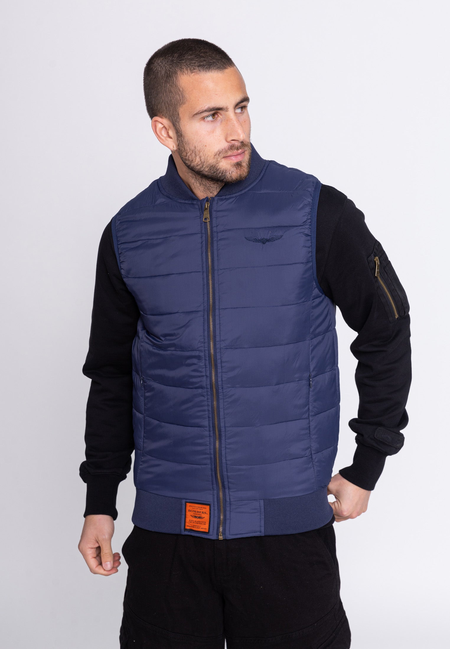 Houston M Steppweste in Navy Jacken Bombers Original