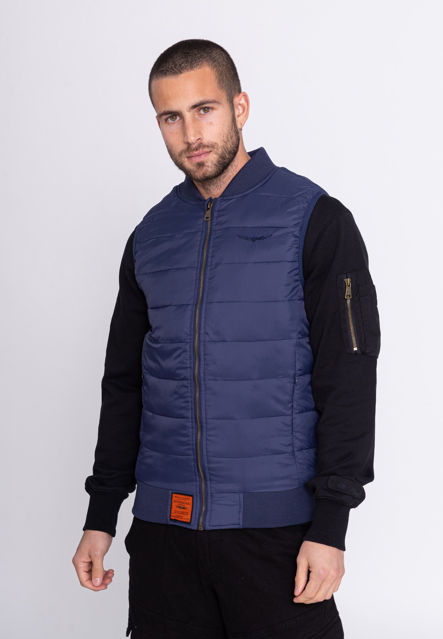 Houston M Steppweste in Navy Jacken Bombers Original