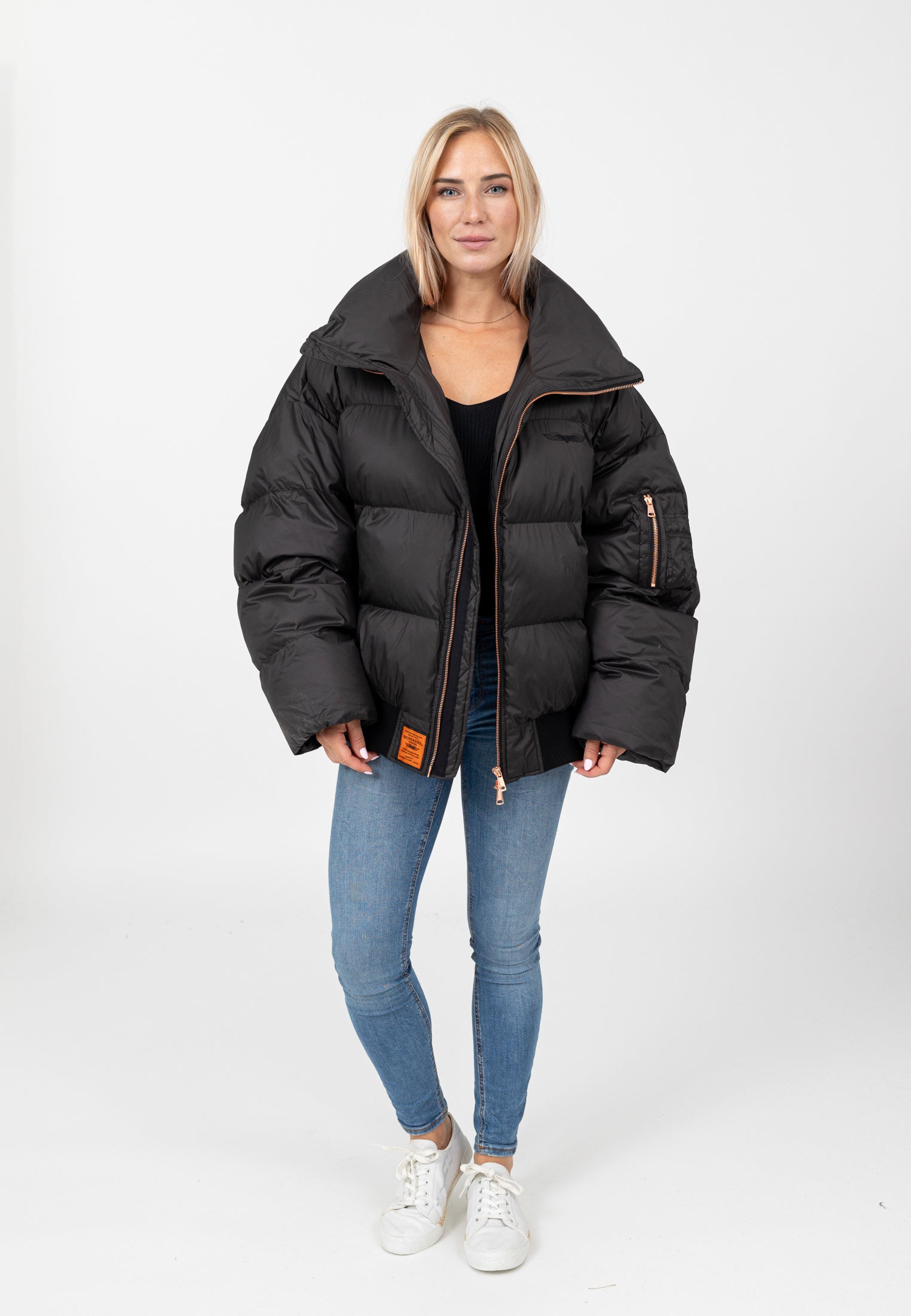 Hill-W in Black Jacken Bombers Original