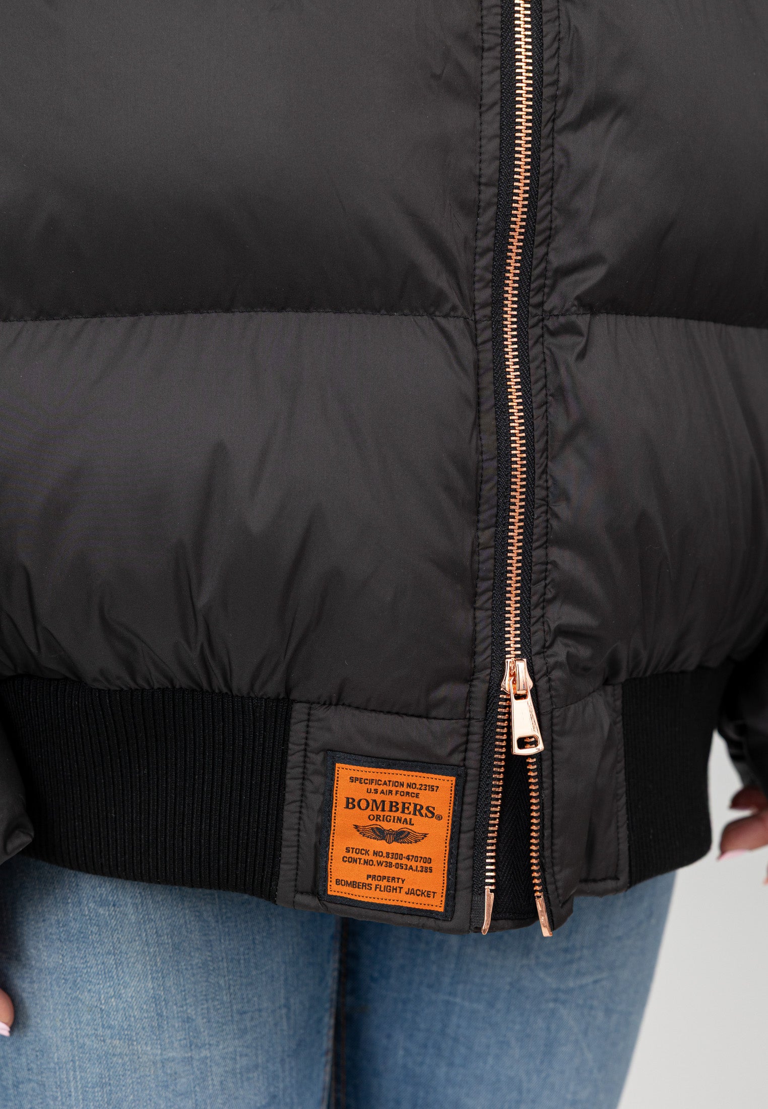 Hill-W in Black Jacken Bombers Original