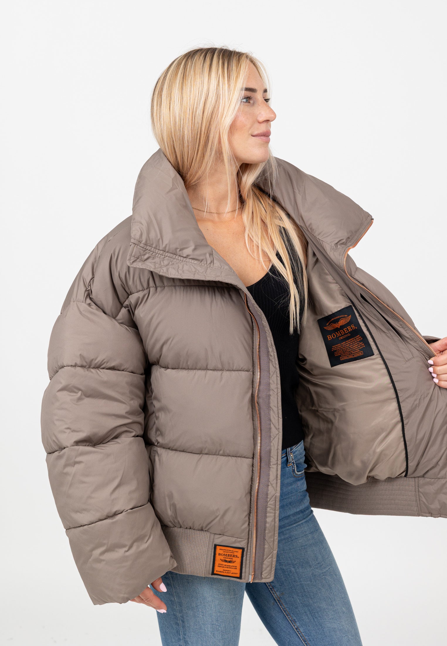 Hill-W in Taupe Jacken Bombers Original