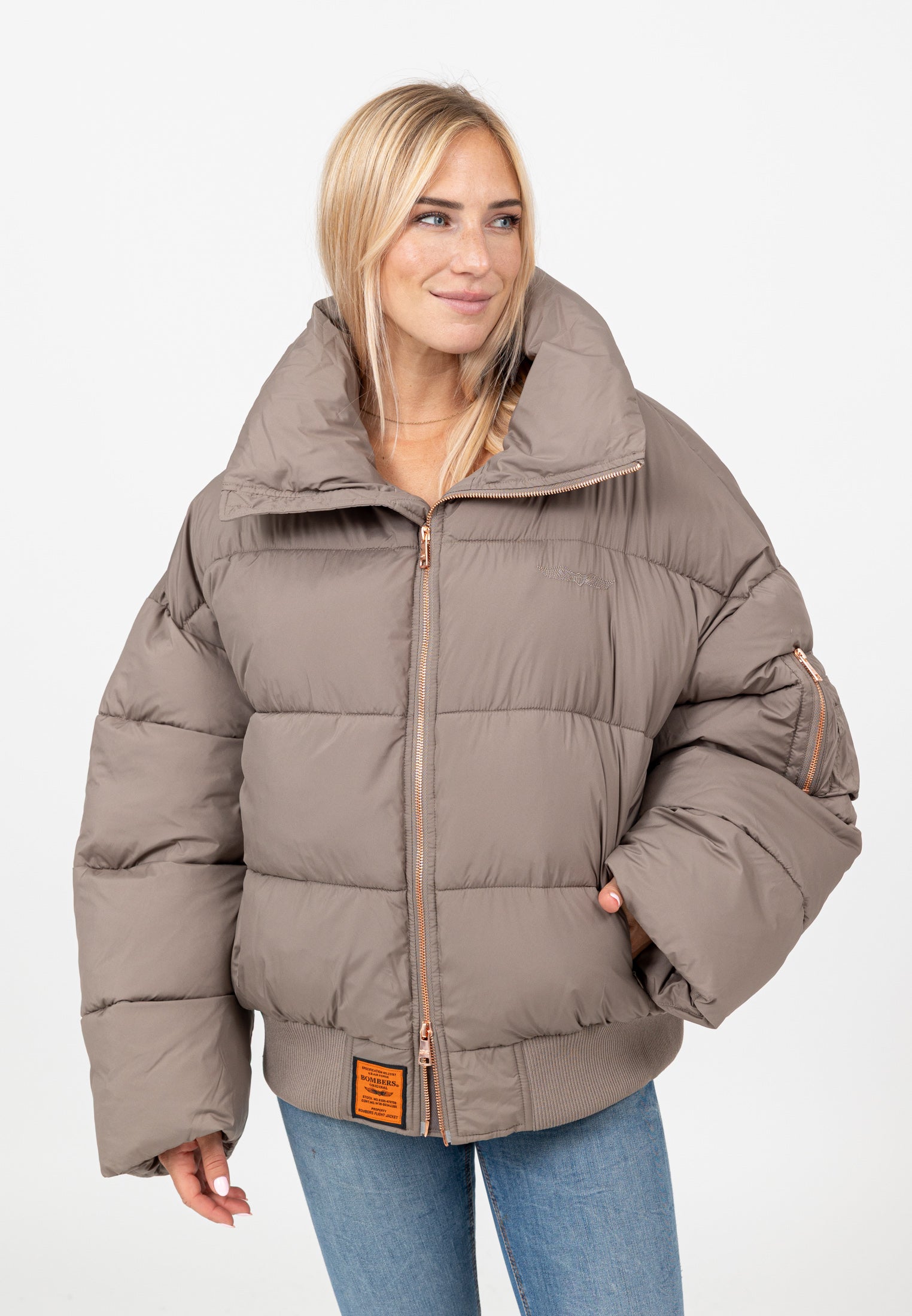 Hill-W in Taupe Jacken Bombers Original
