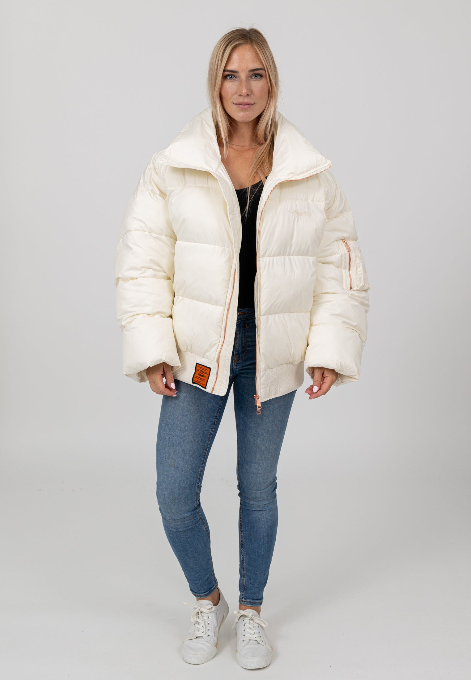 Hill-W in White Jacken Bombers Original