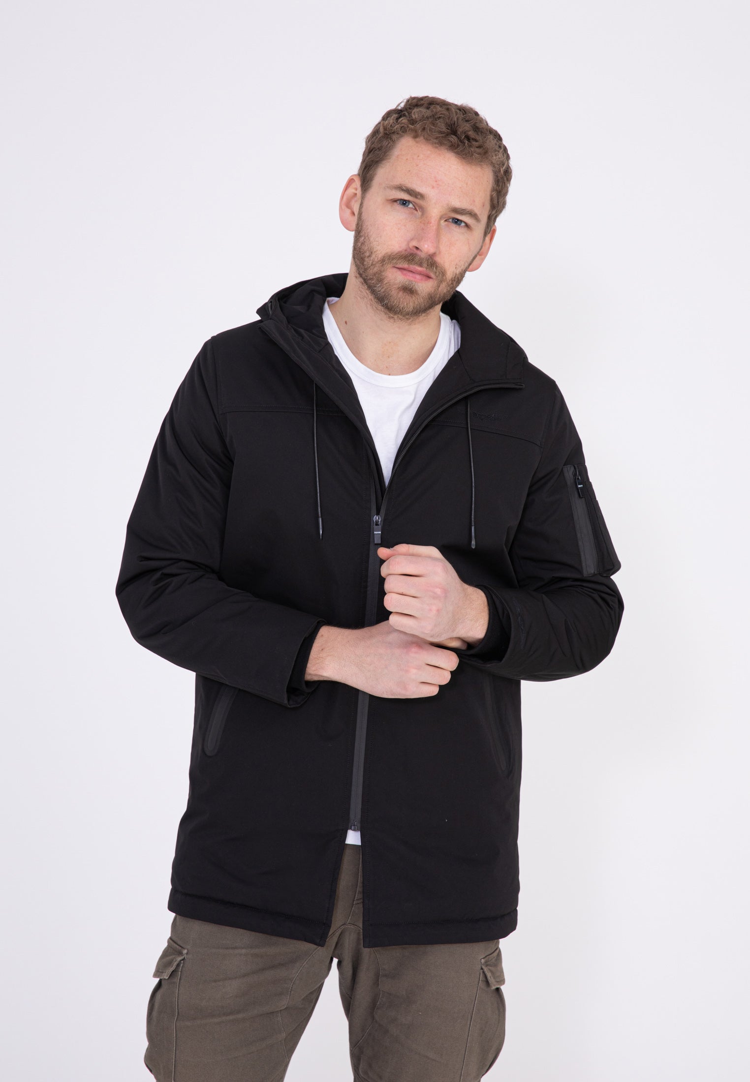 Iowa M Daunenjacke in Black Jacken Bombers Original
