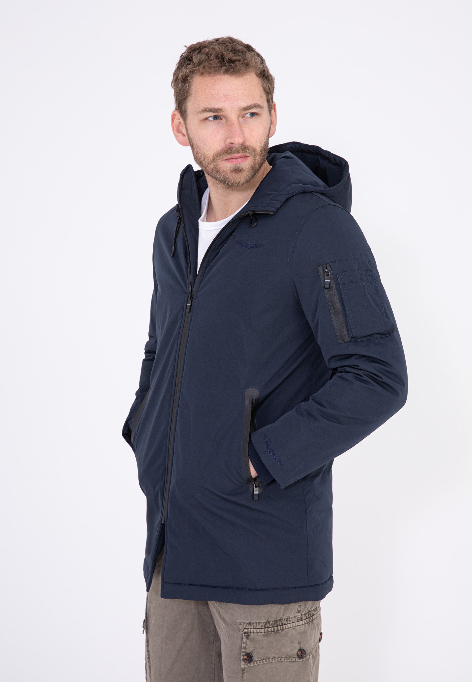 Iowa M Daunenjacke in Navy Jacken Bombers Original