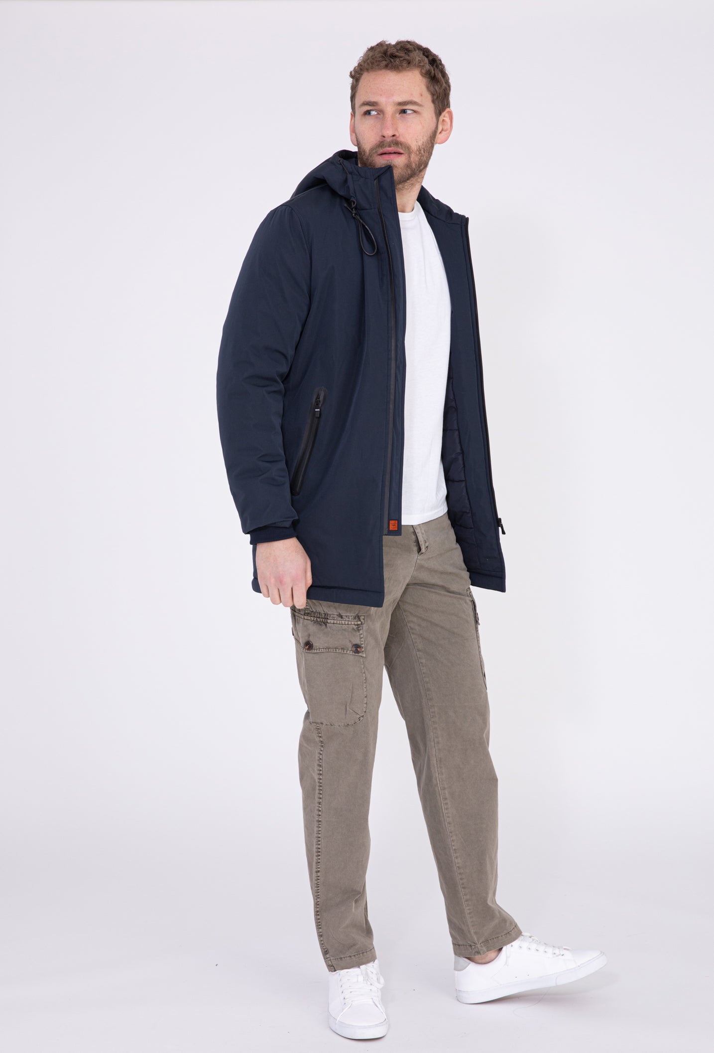 Iowa M Daunenjacke in Navy Jacken Bombers Original