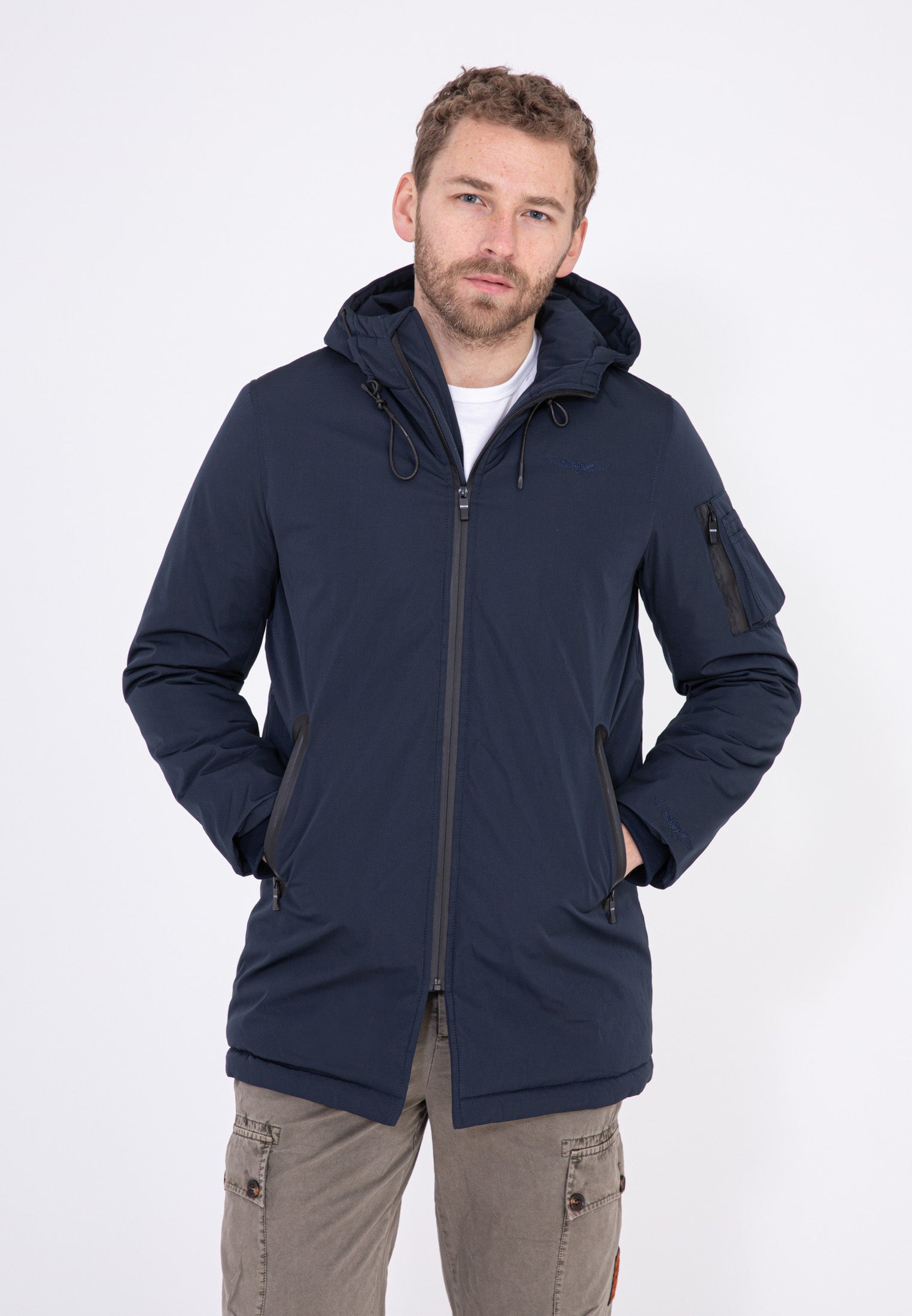 Iowa M Daunenjacke in Navy Jacken Bombers Original