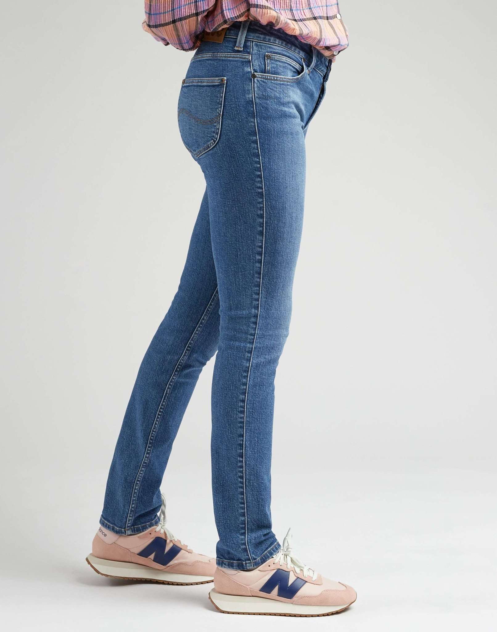Elly in Feels Like Indigo Jeans Lee