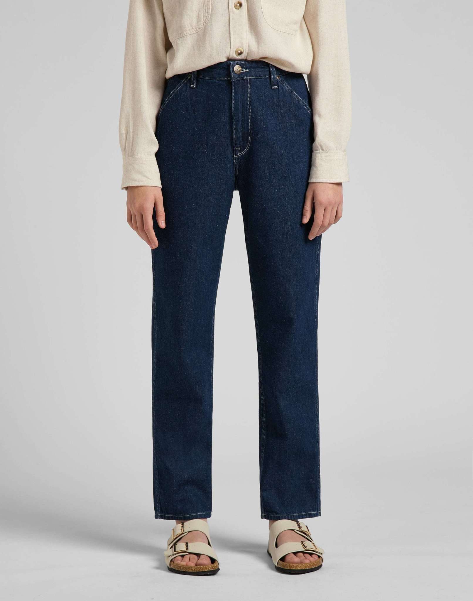 Carol Service Jeans in Dark Grace Jeans Lee