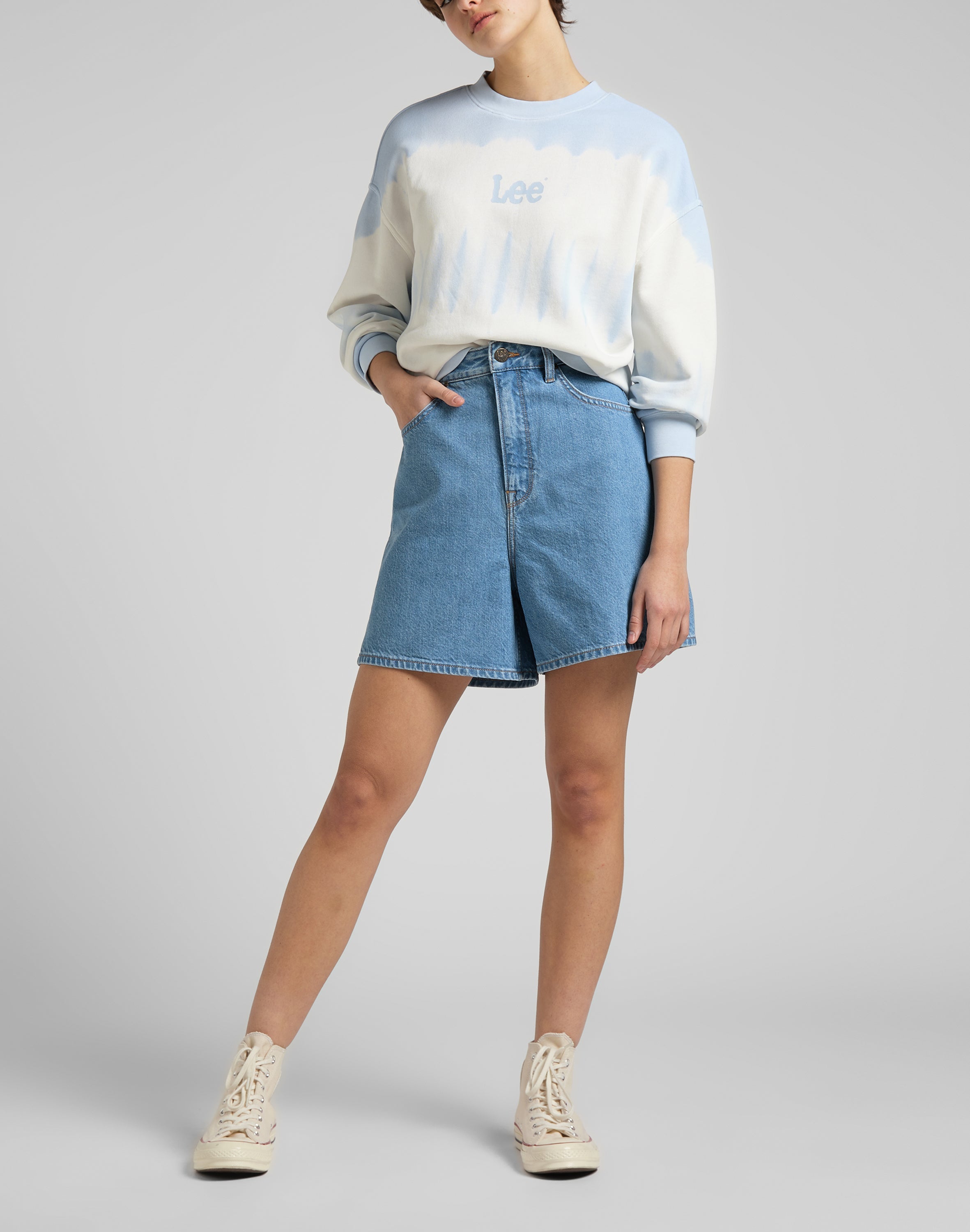 Stella Short in Light Vada Jeansshorts Lee