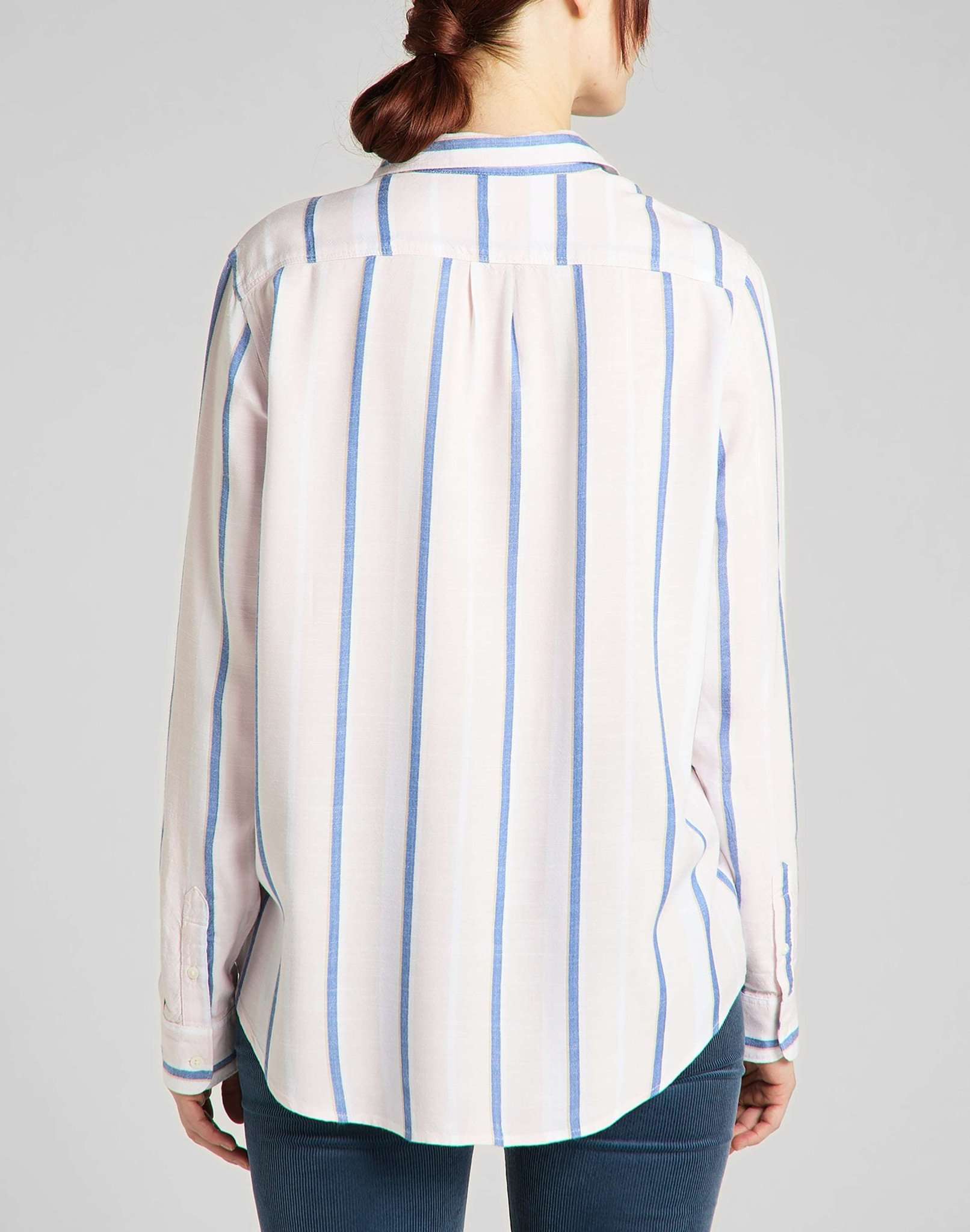 One Pocket Shirt in Pale Lilac Blusen Lee