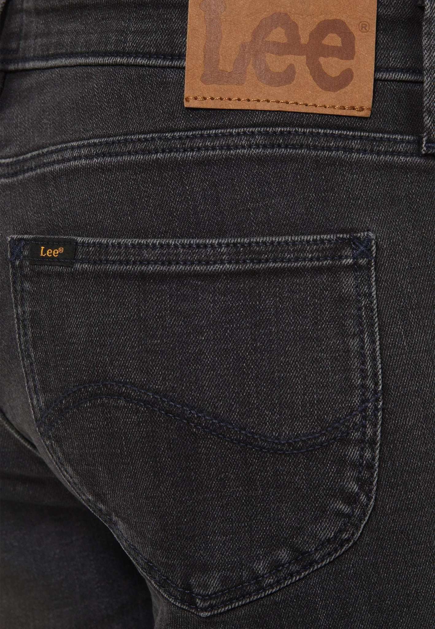Scarlett in Black Mid Stone Jeans Lee