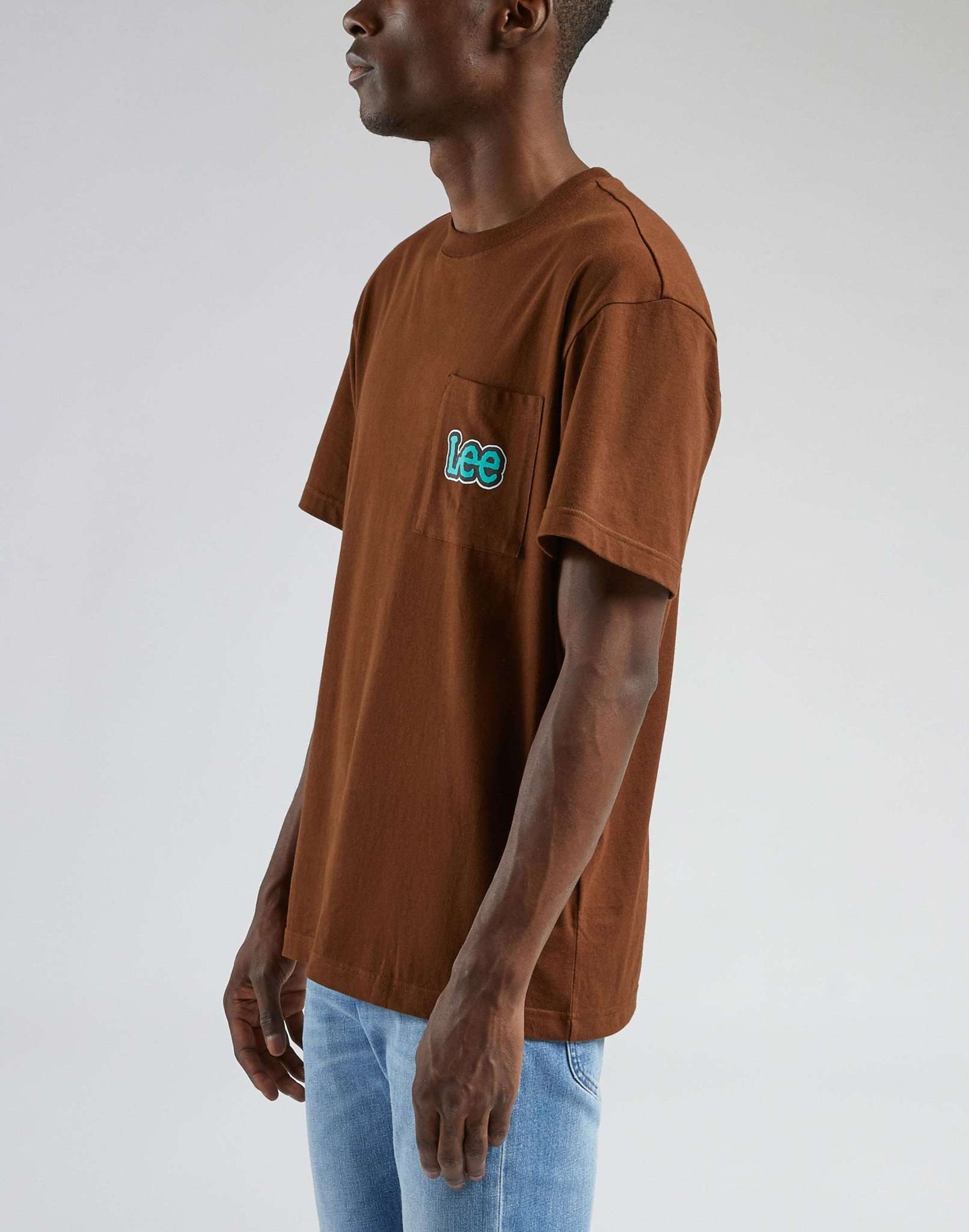 Kurzarm Loose Tee in Light Umber T-Shirts Lee