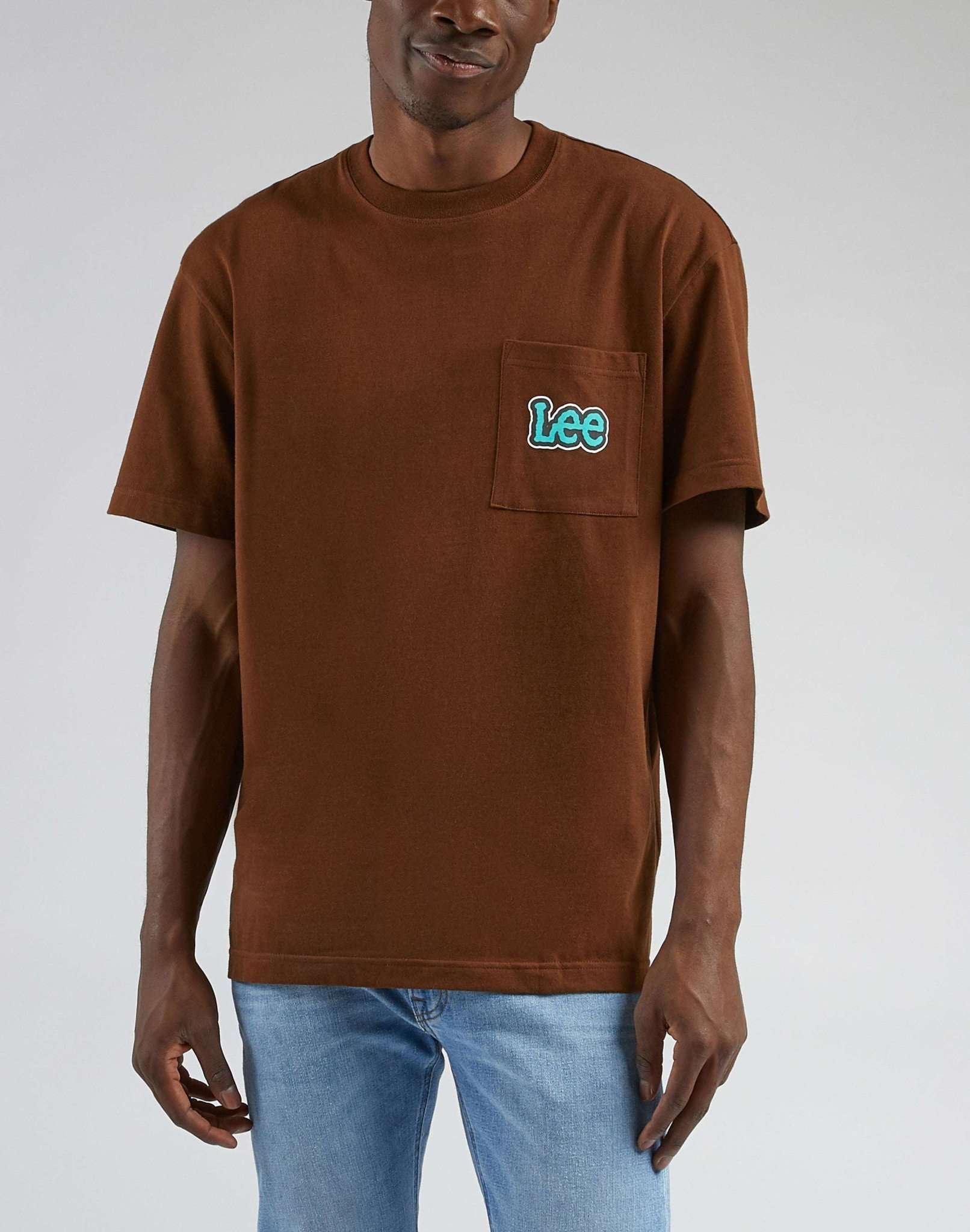 Kurzarm Loose Tee in Light Umber T-Shirts Lee