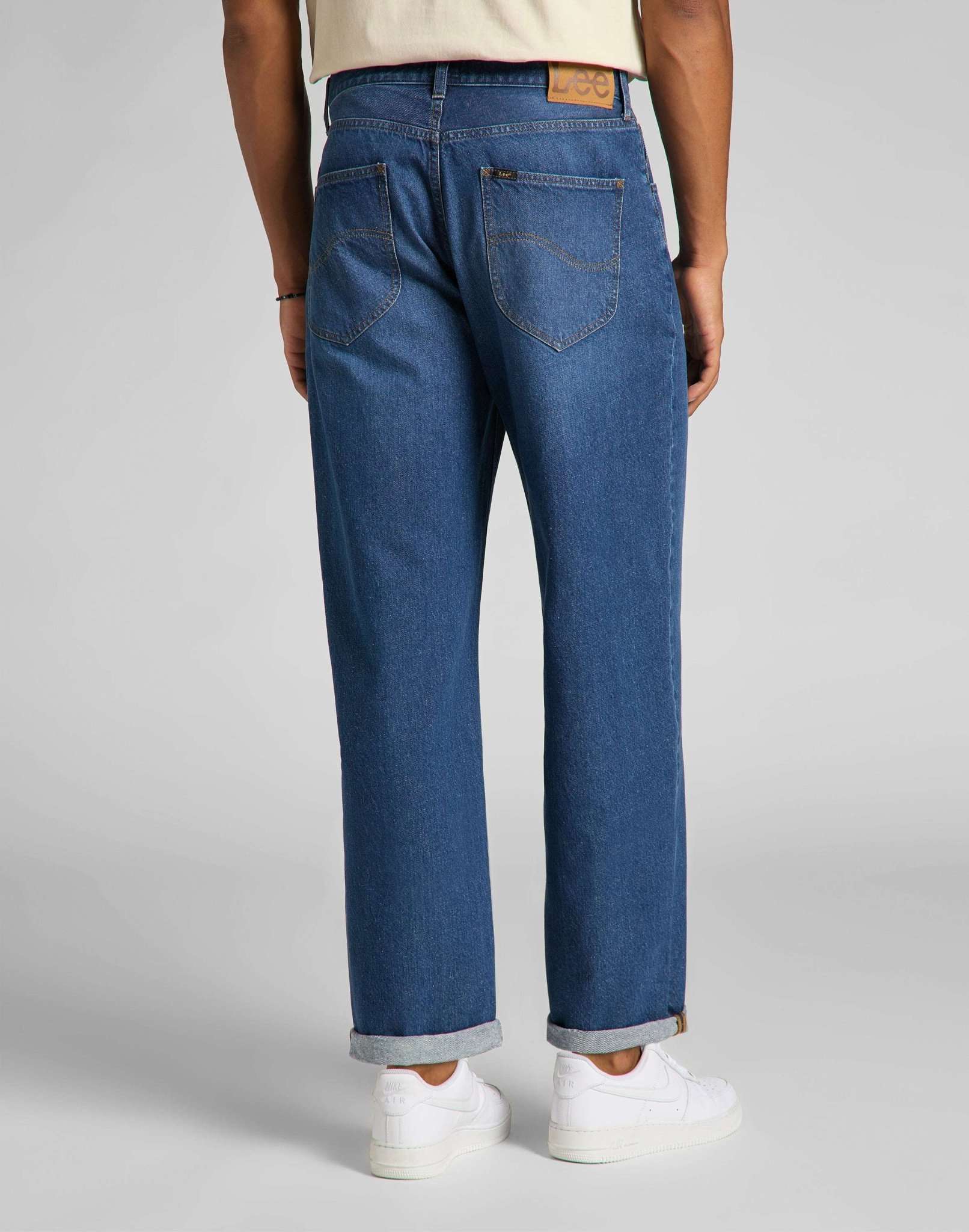 Asher in Mid Worn Bolton Jeans Lee