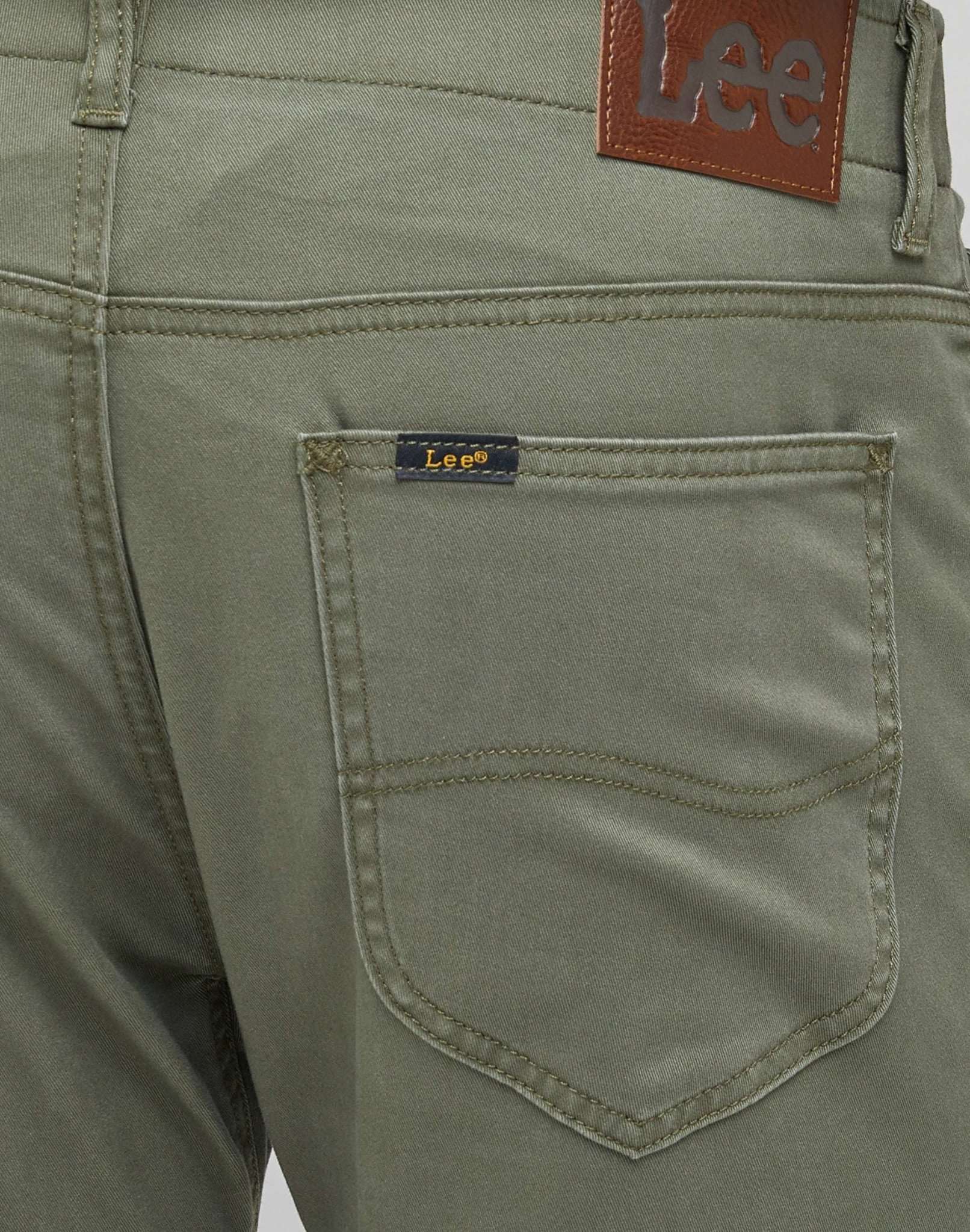 Slim Fit MVP in Muted Olive Hosen Lee