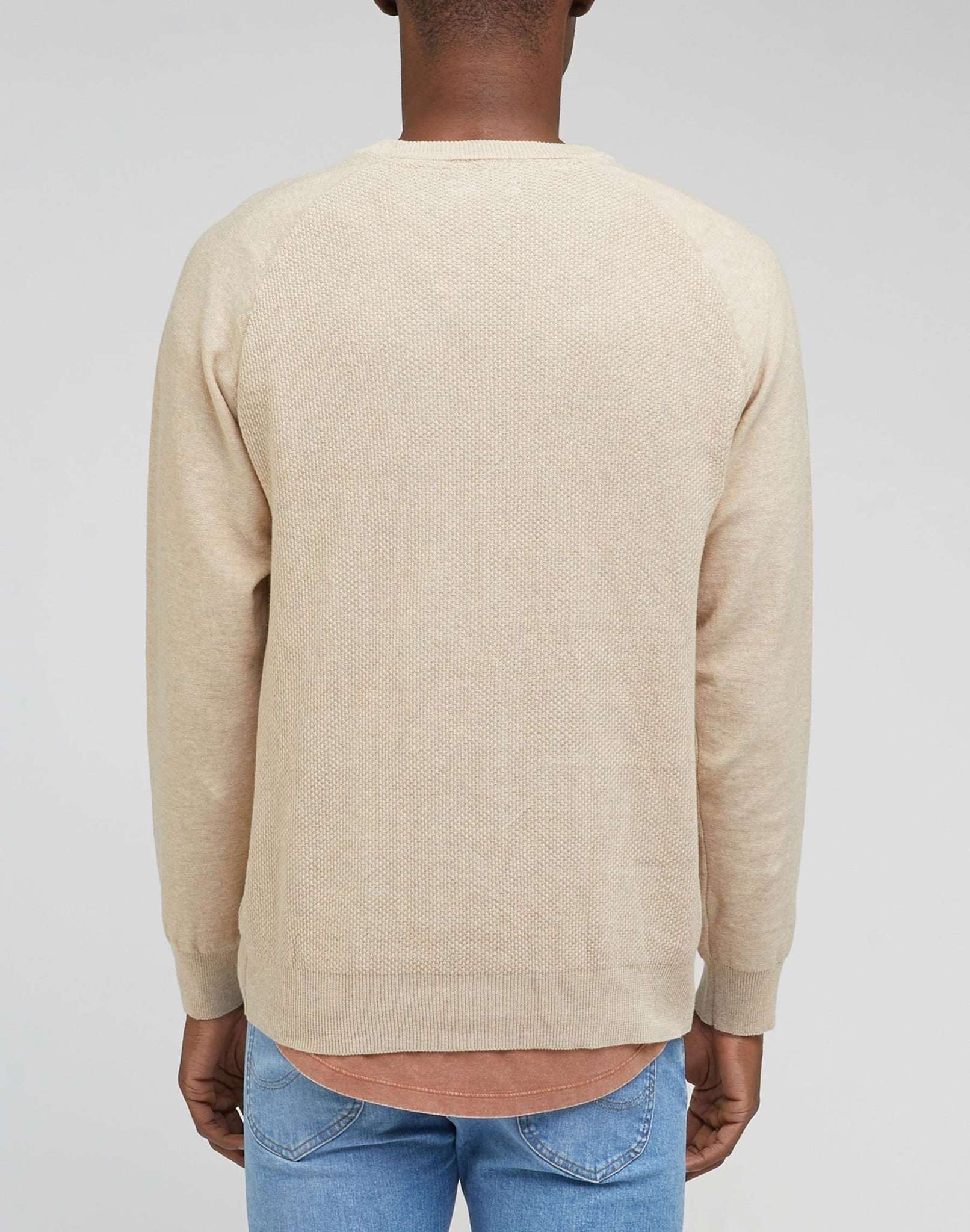 Raglan Crew Knit in Cider Pullover Lee